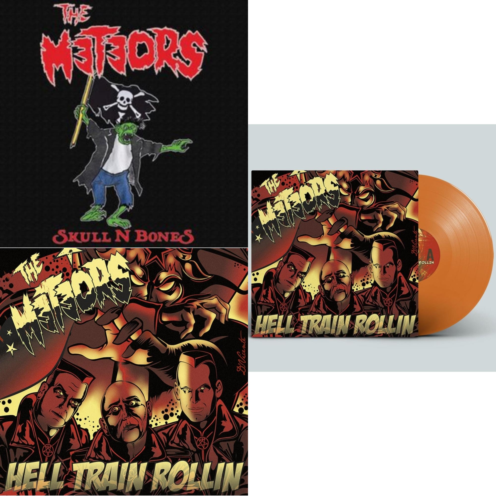 Meteors - Skull N Bones & Hell Train Rollin & Hell Train Rollin - LP Vinyl Bundle