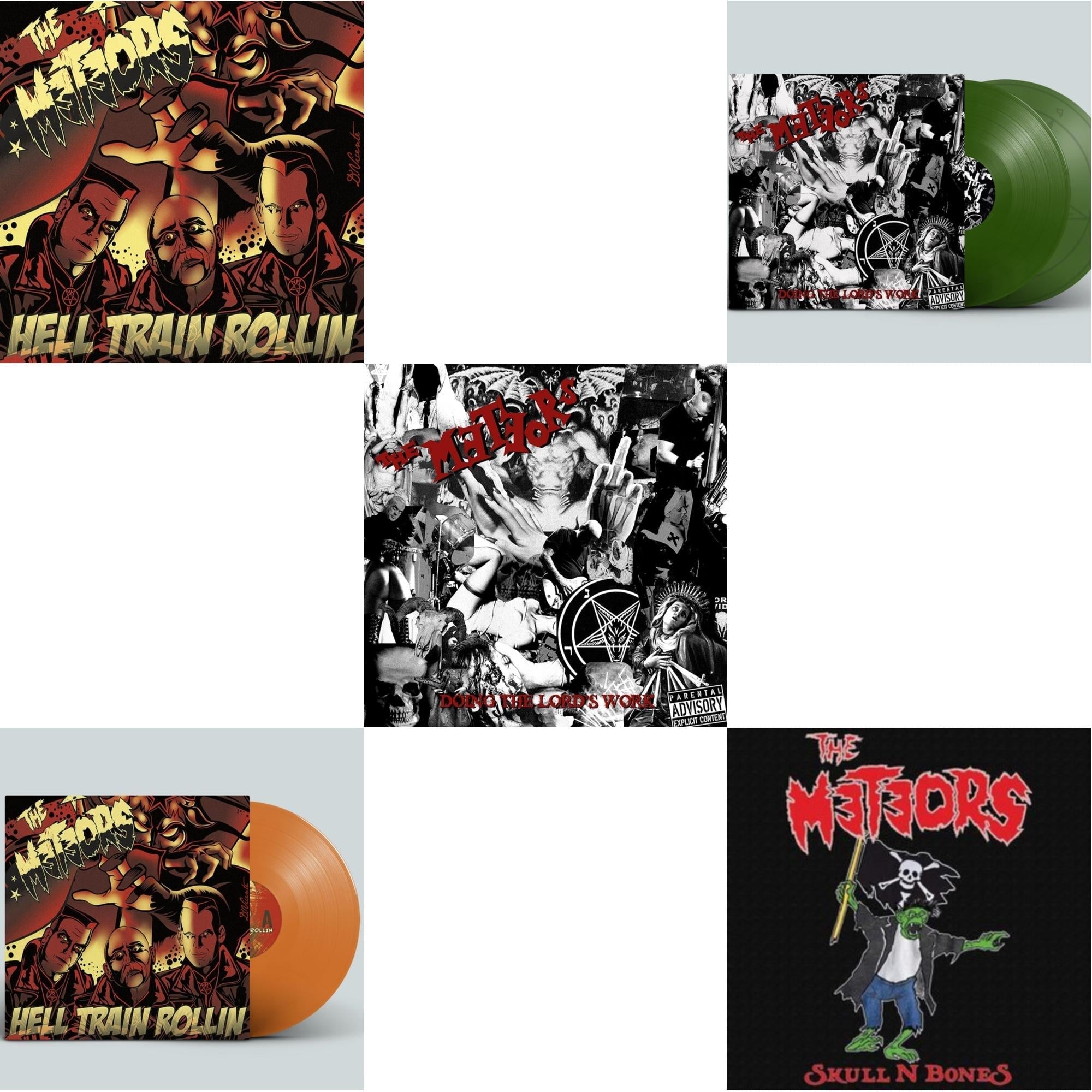 Hell Train Rollin & Hell Train Rollin & Doing The Lord's Work & Doing The Lord's Work (Green LP Vinyl) & Skull N Bones