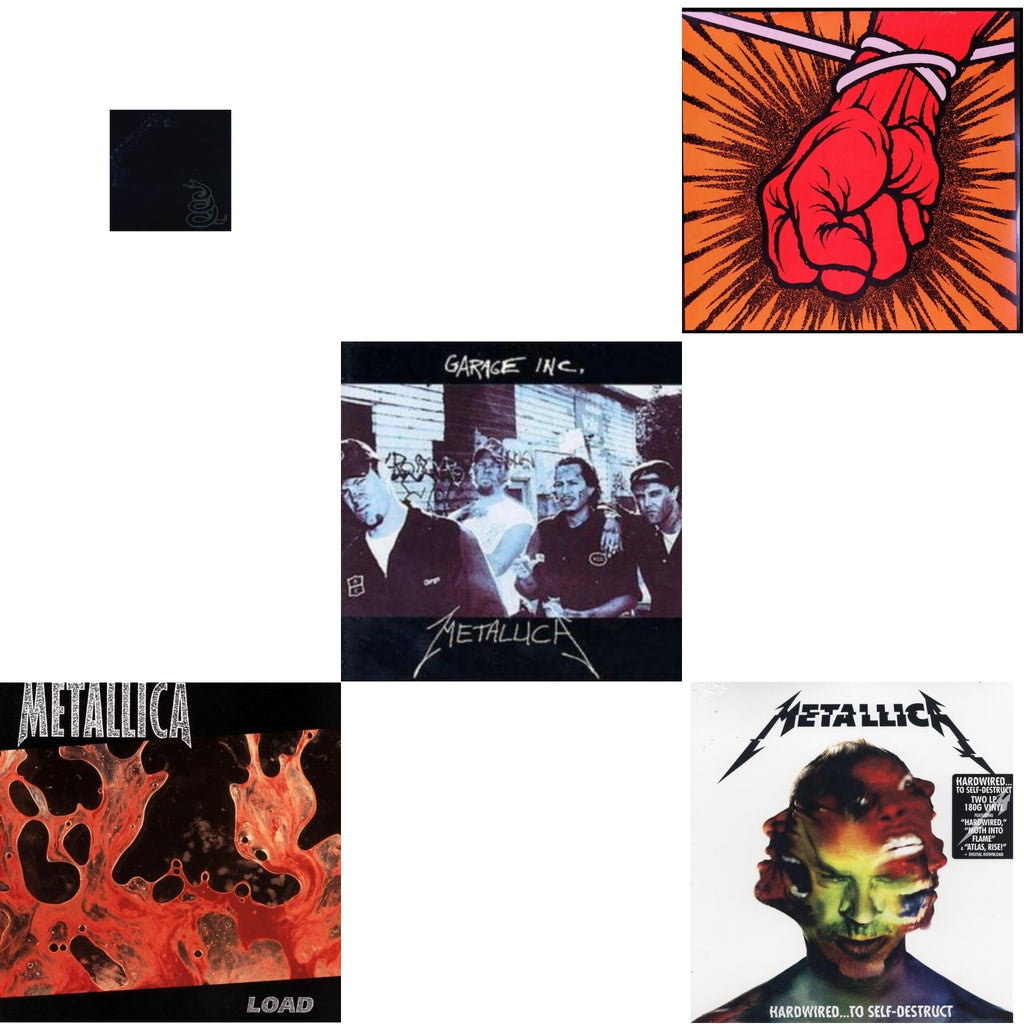 Metallica (Remastered/2LP) & Load & Garage Inc. & St Anger & Hardwired To Self-Destruct (2LP/180G/Dl Card)
