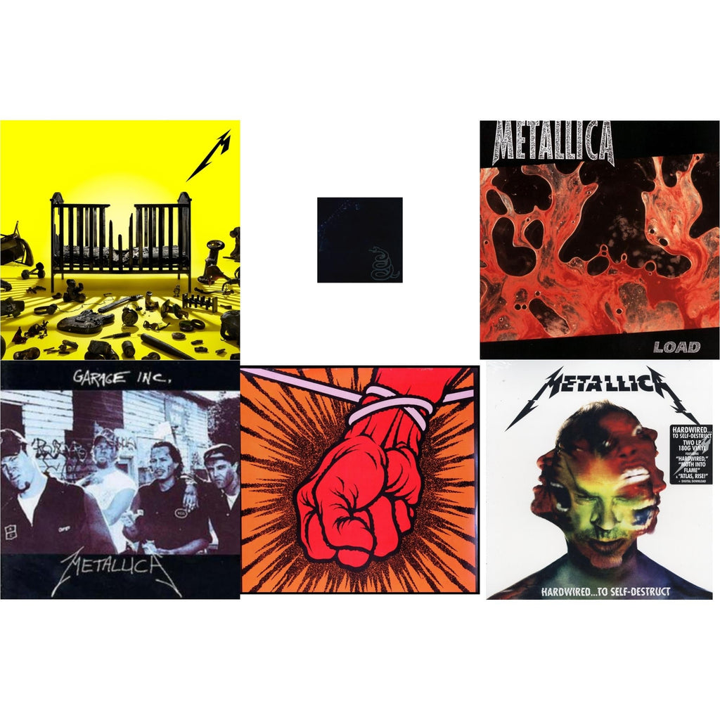 72 Seasons (2LP) & Metallica (Remastered/2LP) & Load & Garage Inc. & St Anger & Hardwired To Self-Destruct (2LP/180G/Dl Card)