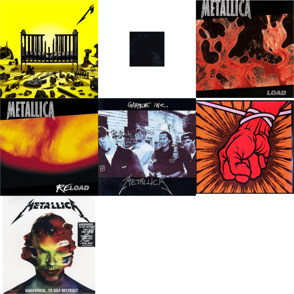 72 Seasons (2LP) & Metallica (Remastered/2LP) & Load & Reload & Garage Inc. & St Anger & Hardwired To Self-Destruct (2LP/180G/Dl Card)