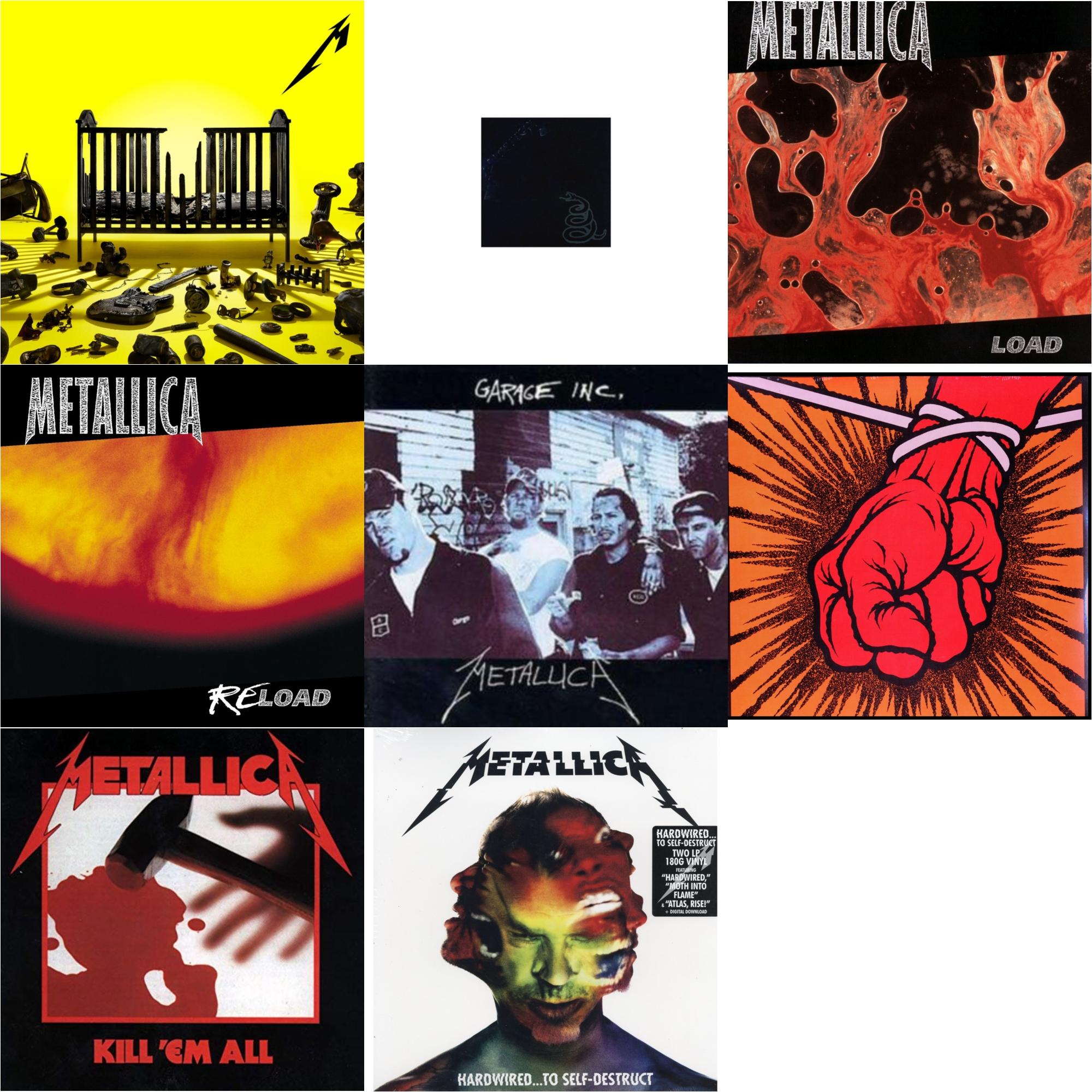 72 Seasons (2LP) & Metallica (Remastered/2LP) & Load & Reload & Garage Inc. & St Anger & Kill Em All (180G) & Hardwired To Self-Destruct (2LP/180G/Dl Card)