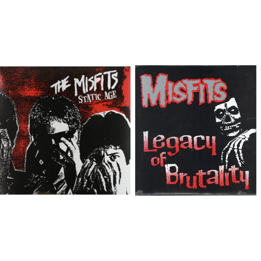 Misfits - Legacy Of Brutality & Static Age - LP Vinyl Bundle
