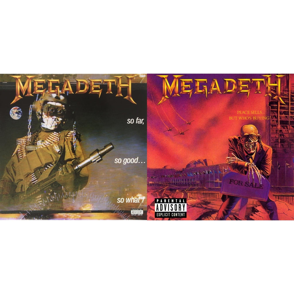 Megadeth - So Far So Good So What & Peace Sells But Who's Buying - LP Vinyl Bundle