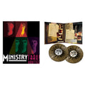 Ministry - Live Necronomicon (Black & Gold Splatter Vinyl/2LP) & Trax Rarities (Black/White/Magenta Splatter LP Vinyl)
