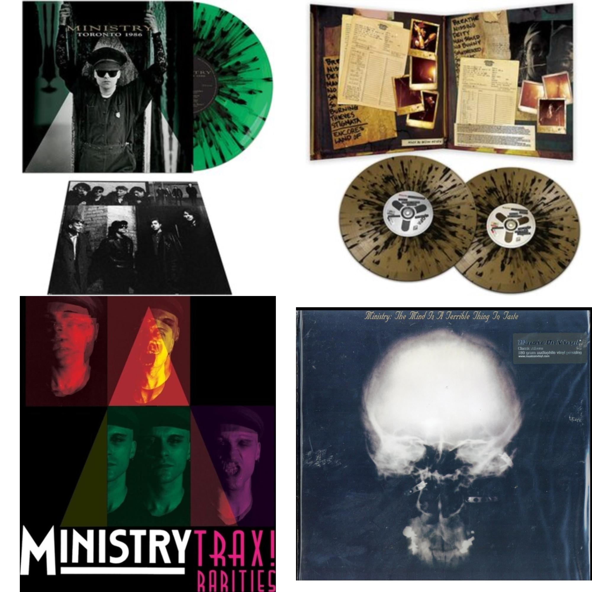 Mind Is A Terrible Thing To Taste (180G) & Toronto 1986 (Green & Black Splatter LP Vinyl) & Live Necronomicon (Black & Gold Splatter Vinyl/2LP) & Trax Rarities (Black/White/Magenta Splatter LP Vinyl)