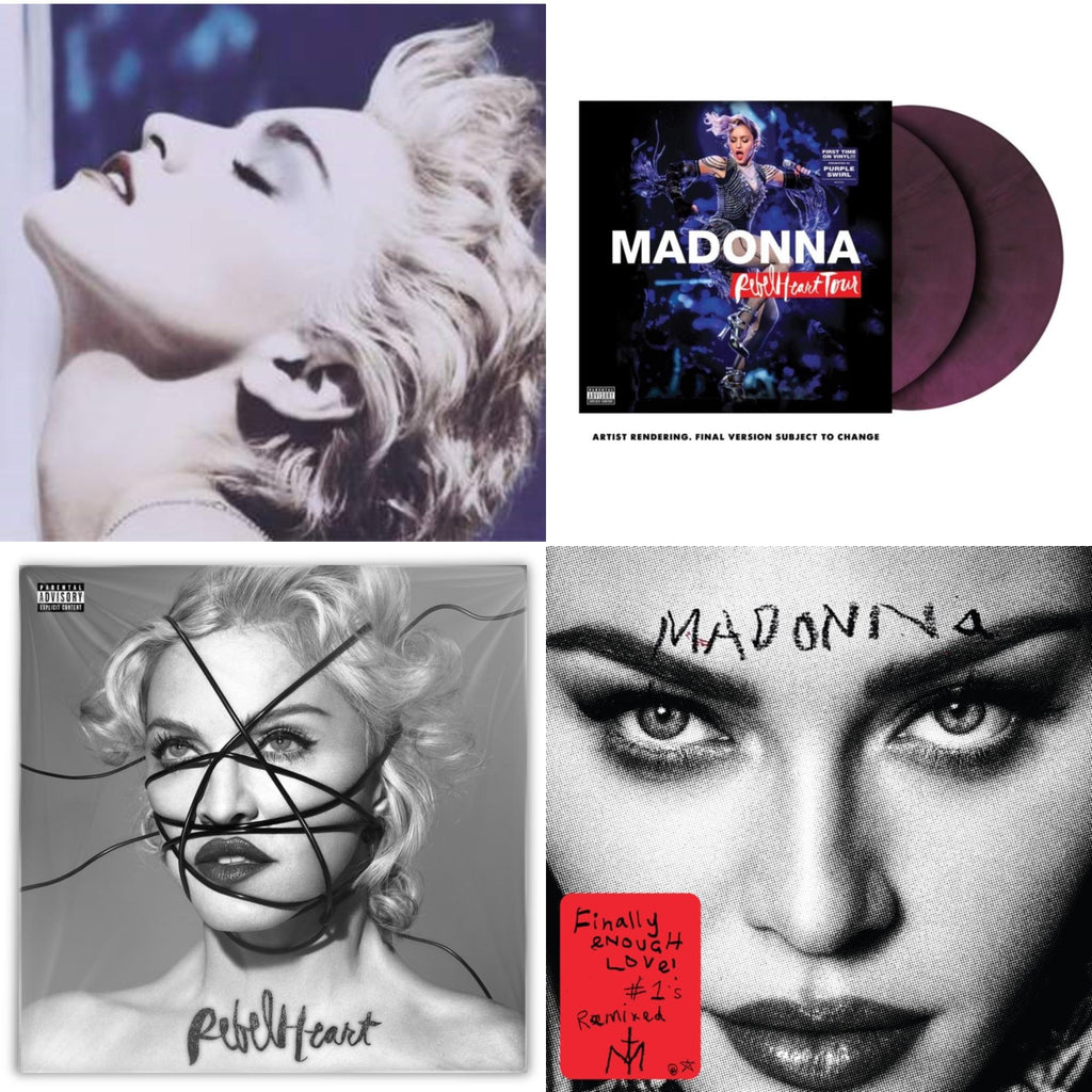 True Blue (180G) & Rebel Heart Tour (X) (Purple Galaxy Swirl Vinyl/2LP) & Rebel Heart & Finally Enough Love (2LP)