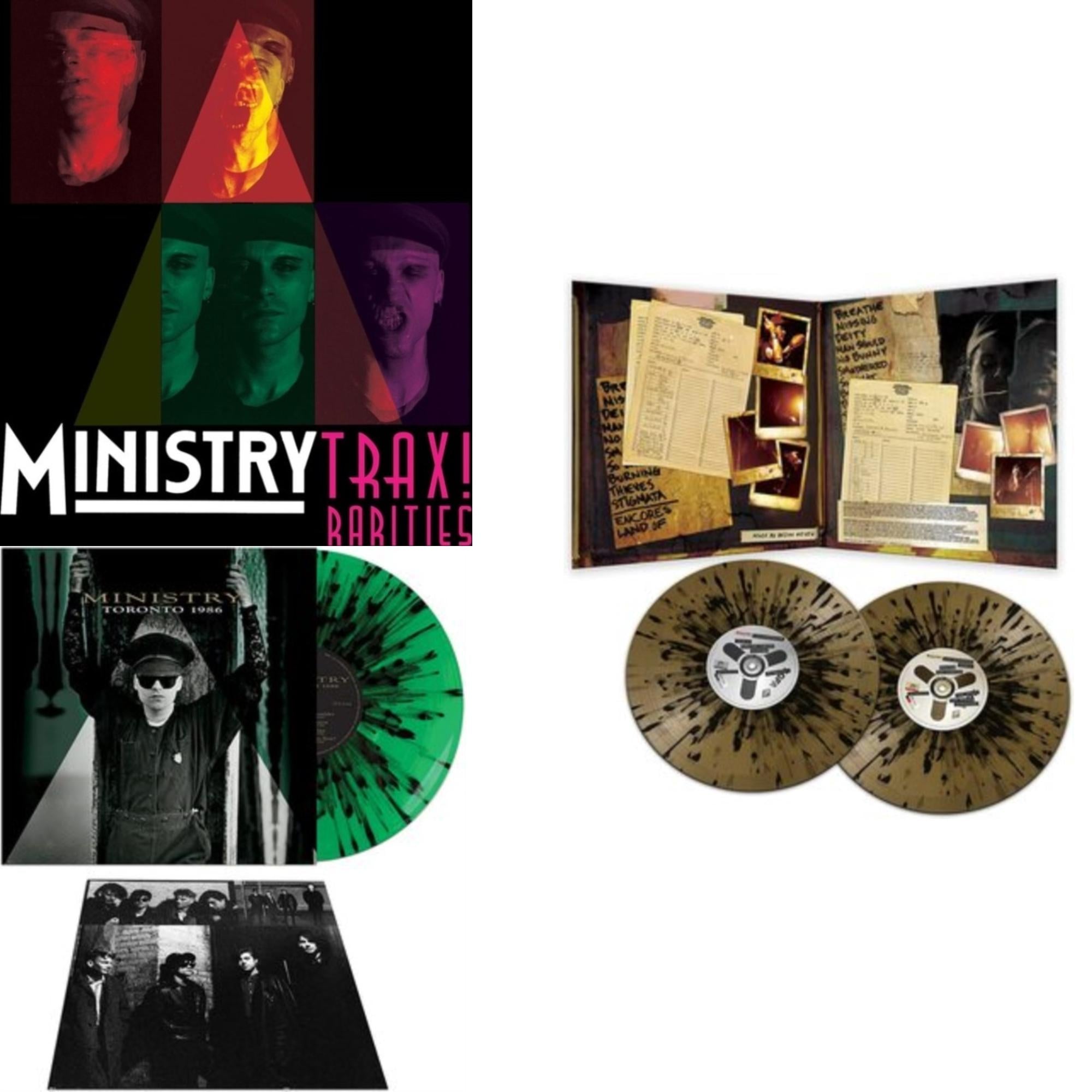 Toronto 1986 (Green & Black Splatter LP Vinyl) & Live Necronomicon (Black & Gold Splatter Vinyl/2LP) & Trax Rarities (Black/White/Magenta Splatter LP Vinyl)