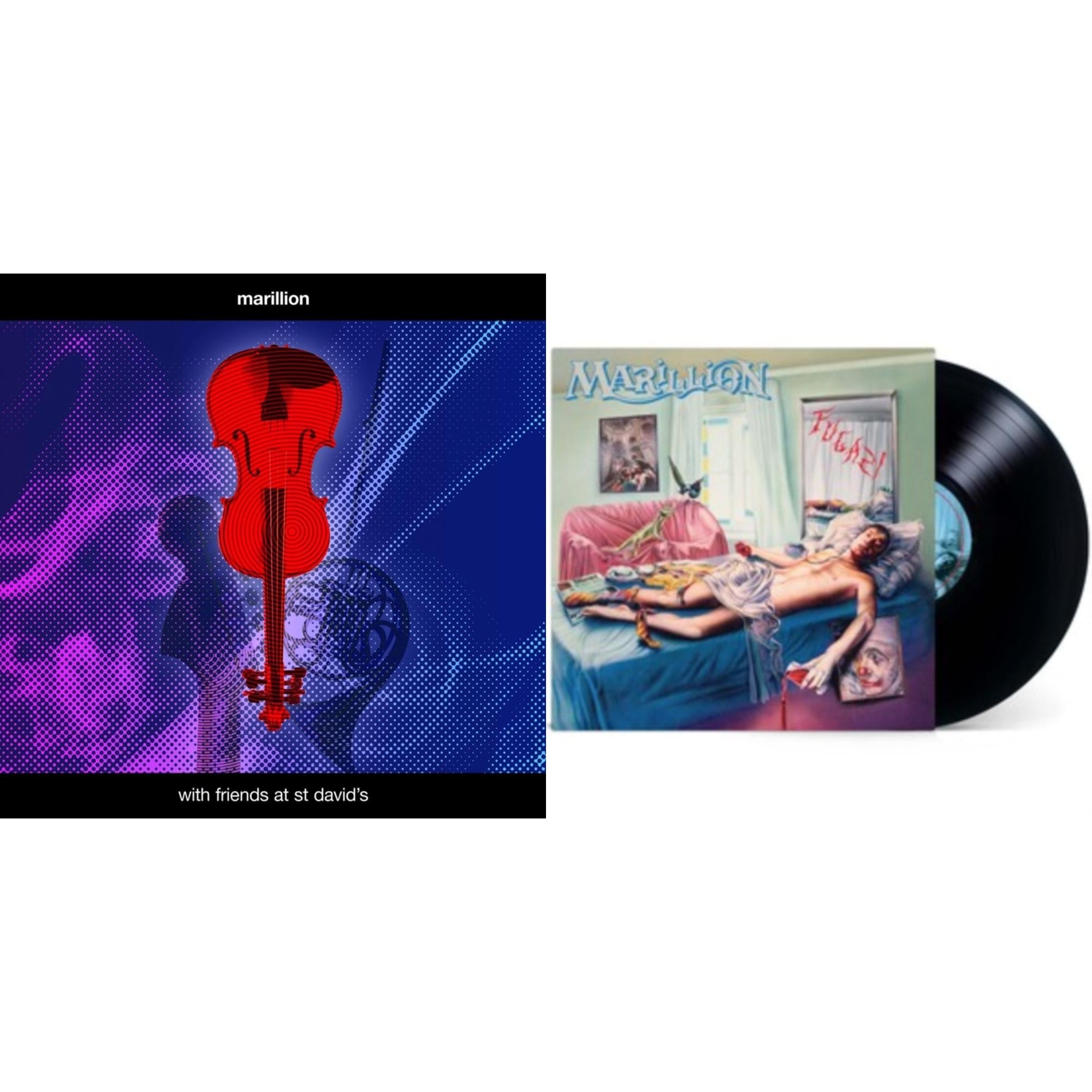Marillion - Fugazi (2021 Stereo Remix) & With Friends At St David's - LP Vinyl Bundle
