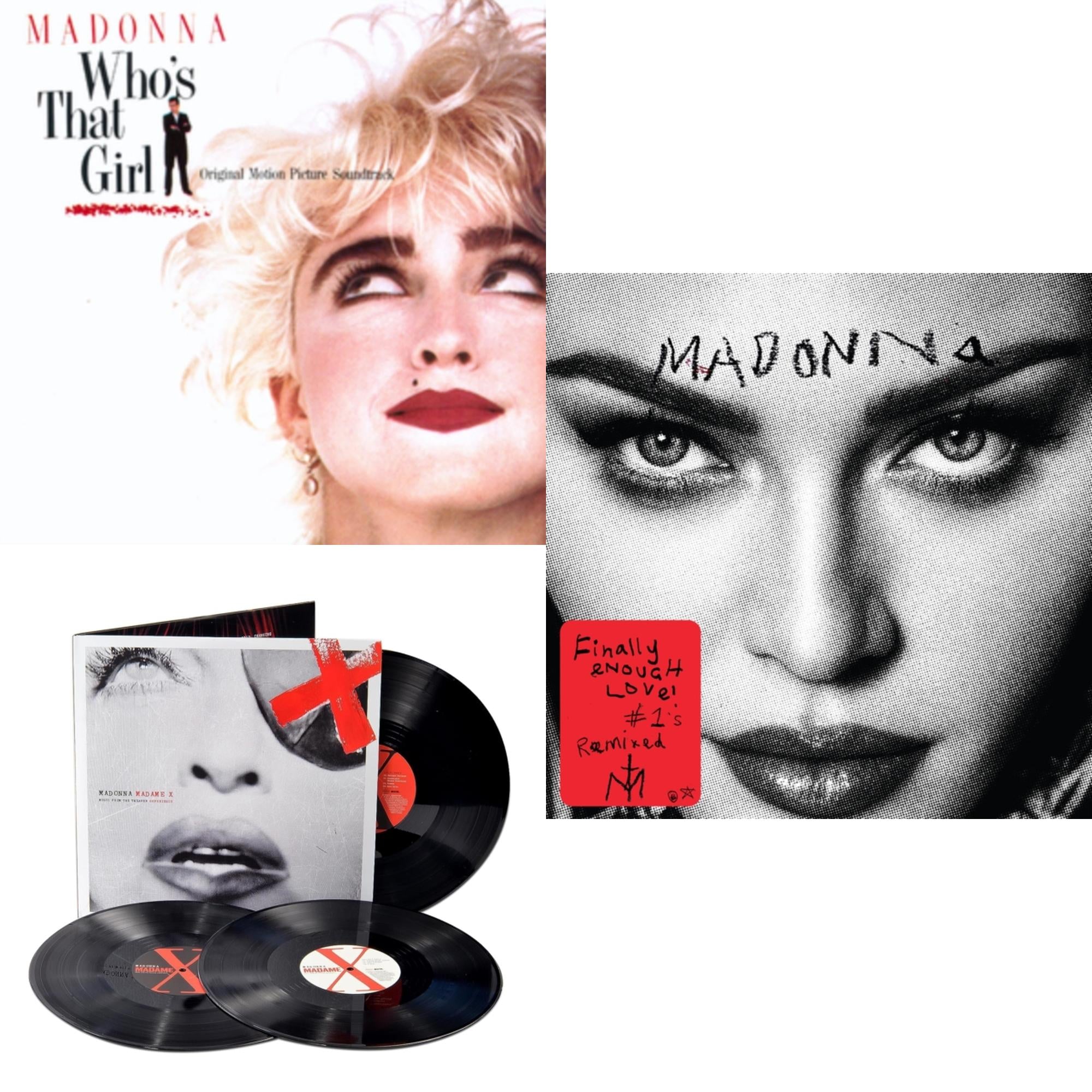 Madonna - Madame X (Live) (3LP) & Finally Enough Love (2LP) & Who's That Girl Ost (Back 2 The 80S) (I)