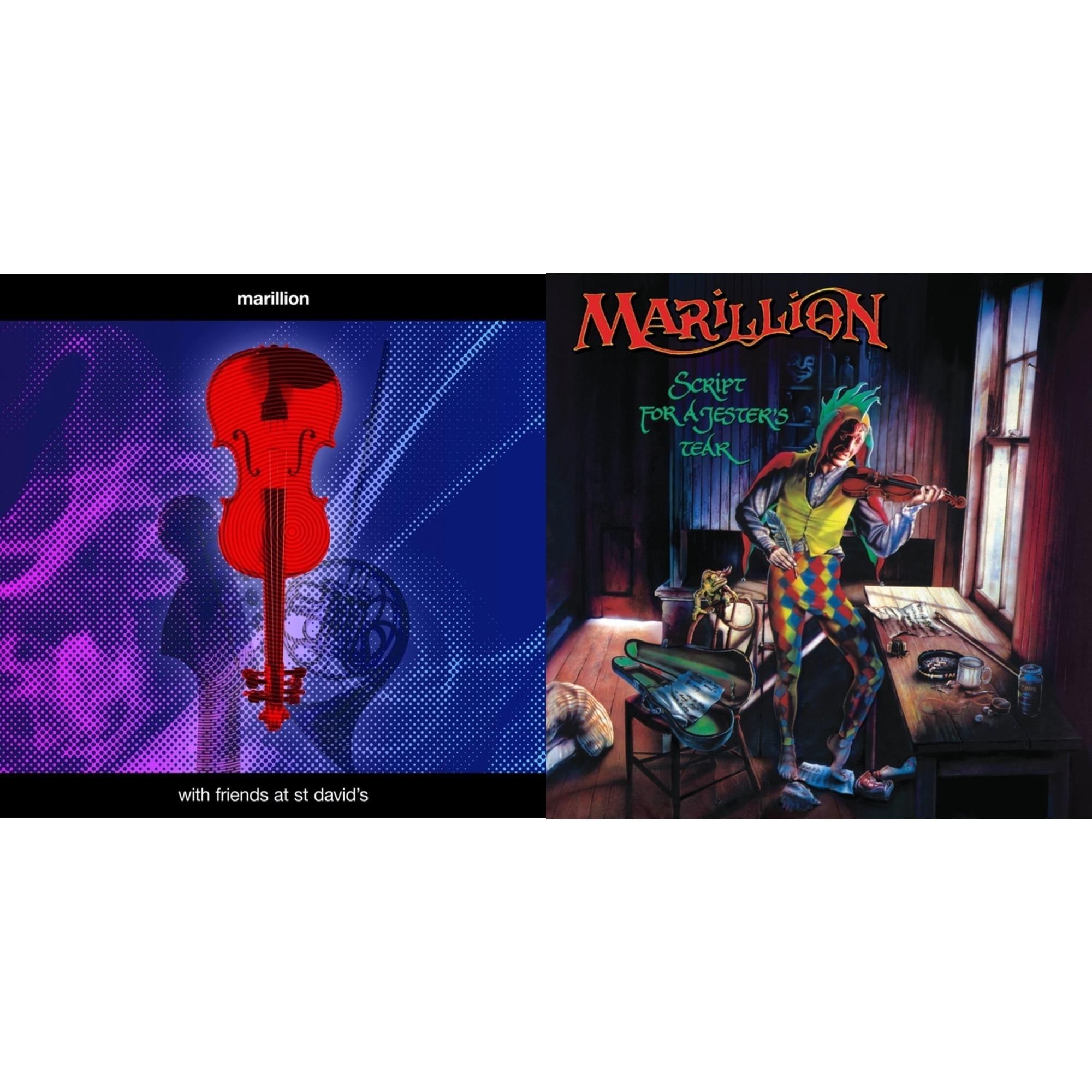 Marillion - With Friends At St David's & Script For A Jester's Tear (2020 Stereo Remix) - LP Vinyl Bundle