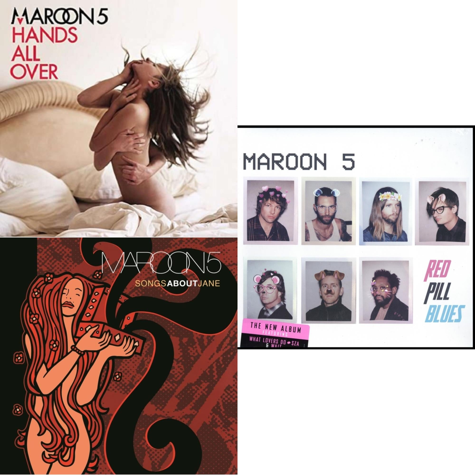 Hands All Over & Songs About Jane & Red Pill Blues (LP)