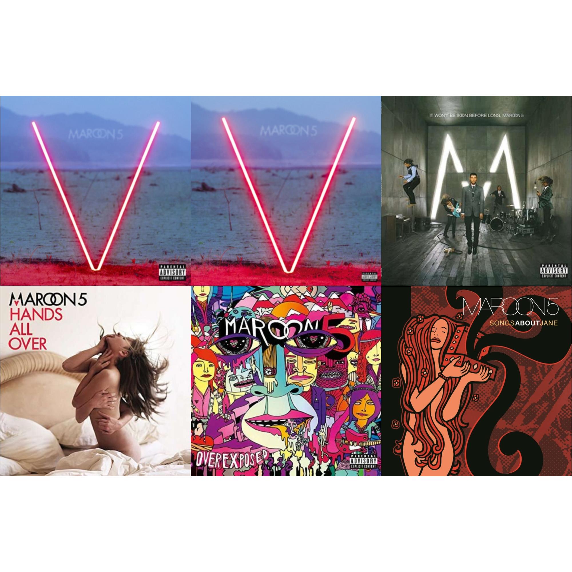 V & Maroon 5 - V (Black LP) (Exp) & It Won't Be Soon Before Long & Hands All Over & Overexposed & Songs About Jane