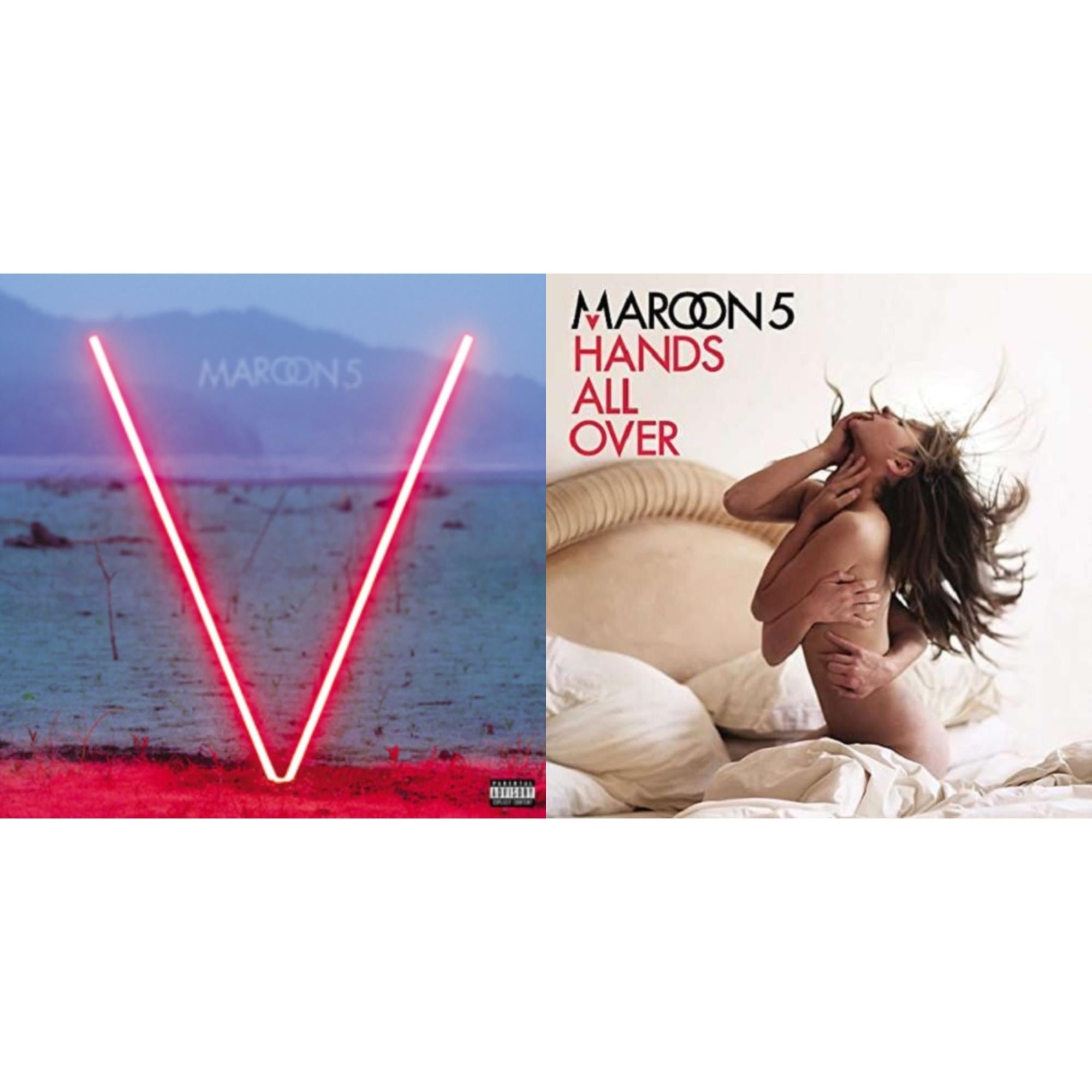 Maroon 5 - V (Black LP) (Exp) & Hands All Over