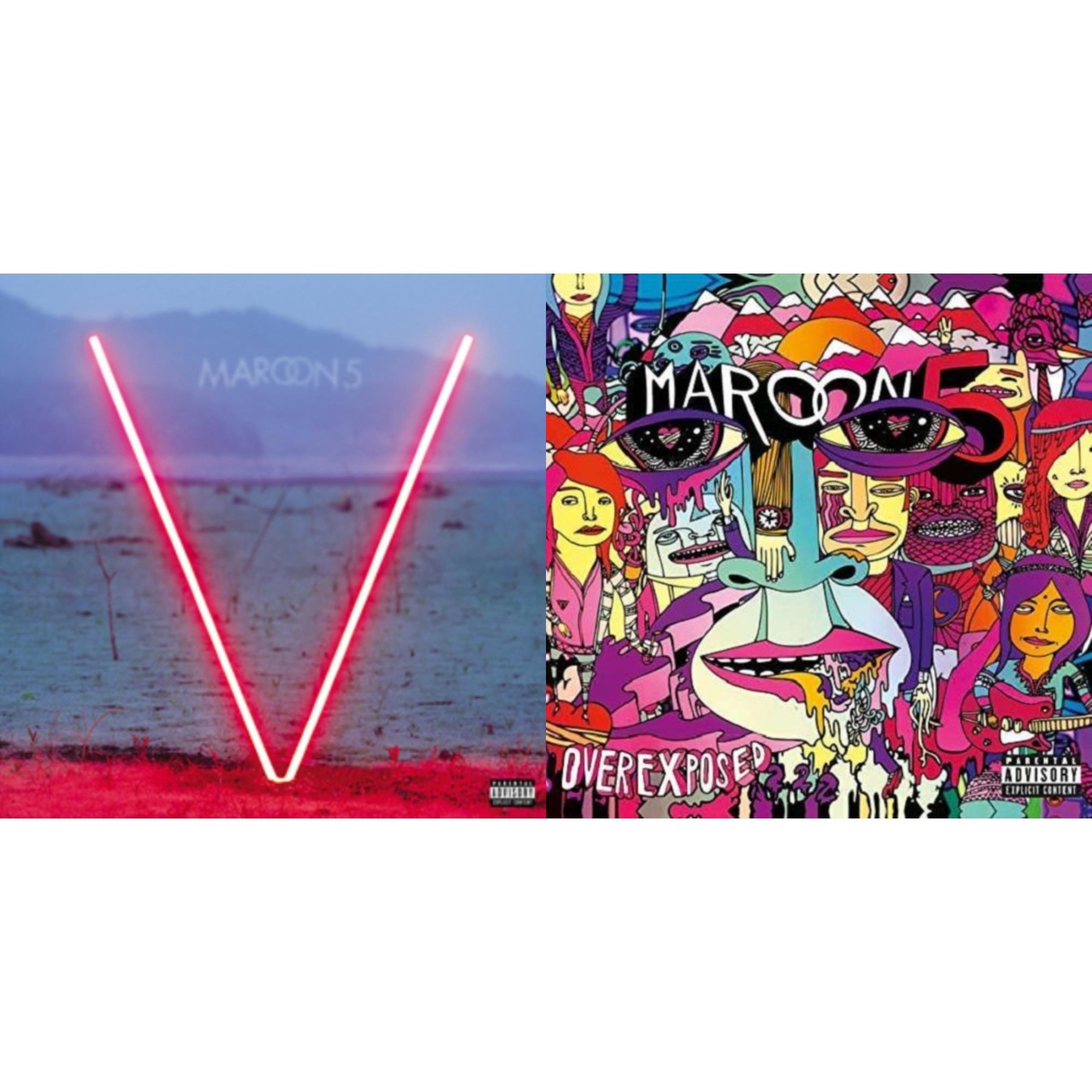 Maroon 5 - V (Black LP) (Exp) & Overexposed