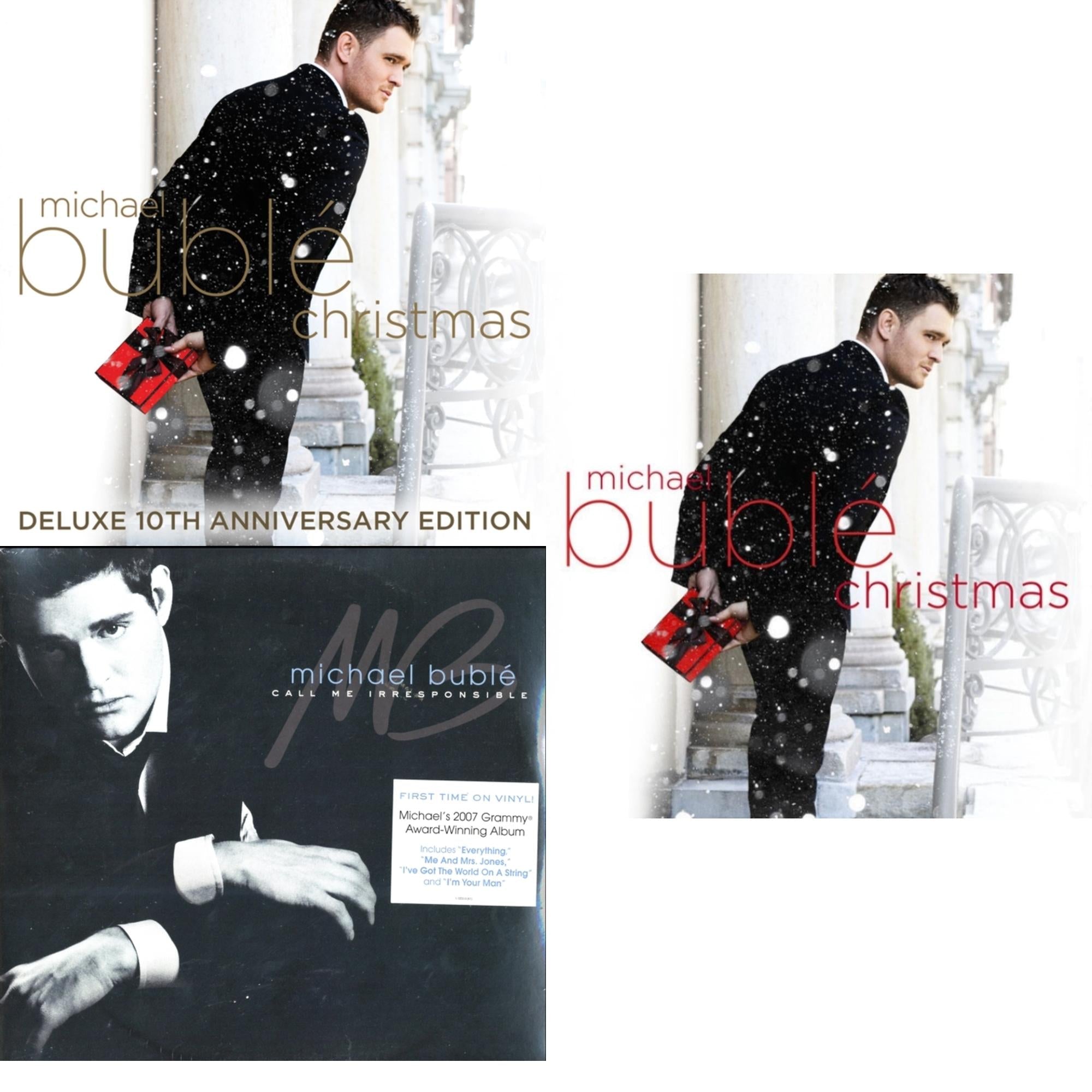 Michael Buble - Christmas (10Th Anniversary Super Deluxe Box) & Christmas (Red LP Vinyl) & Call Me Irresponsible (2LP)