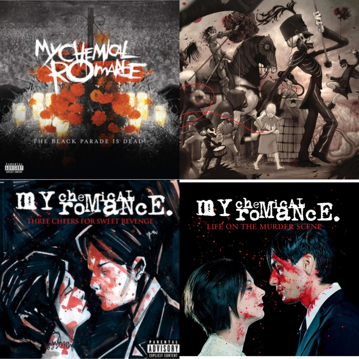 Life On The Murder Scene & Black Parade Is Dead! & Black Parade (X) (Picture Disc) & Three Cheers For Sweet Revenge