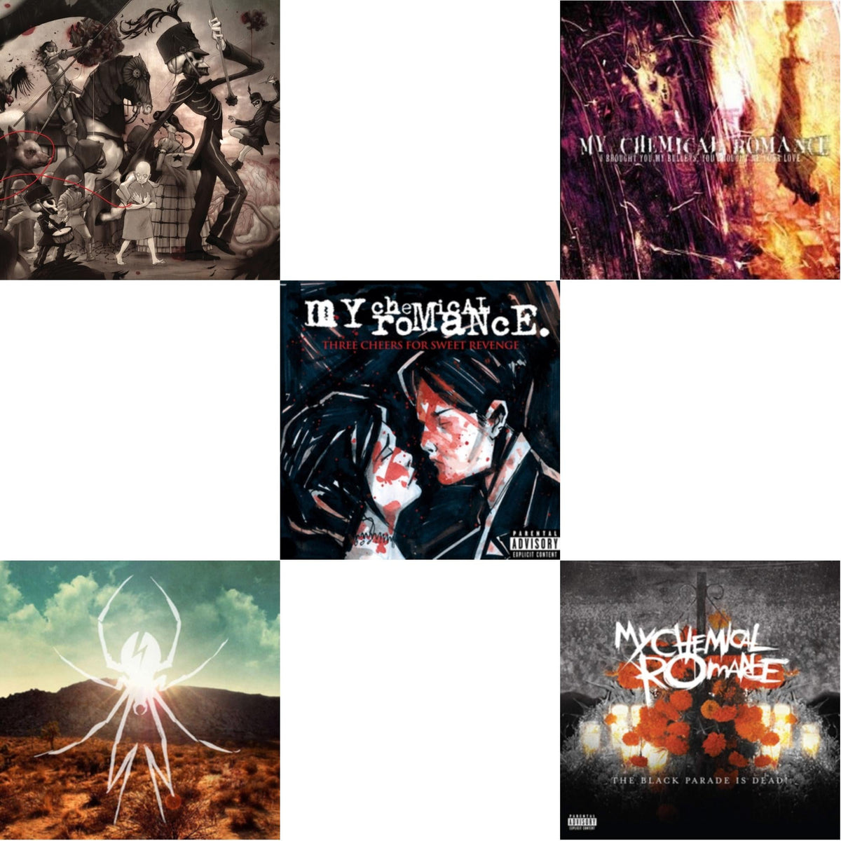 Black Parade Is Dead! & Black Parade (X) (Picture Disc) & I Brought You My Bullets You Brought Me Your Love & Three Cheers For Sweet Revenge & Danger Days: True Lives Of The Fabulous Killjoys