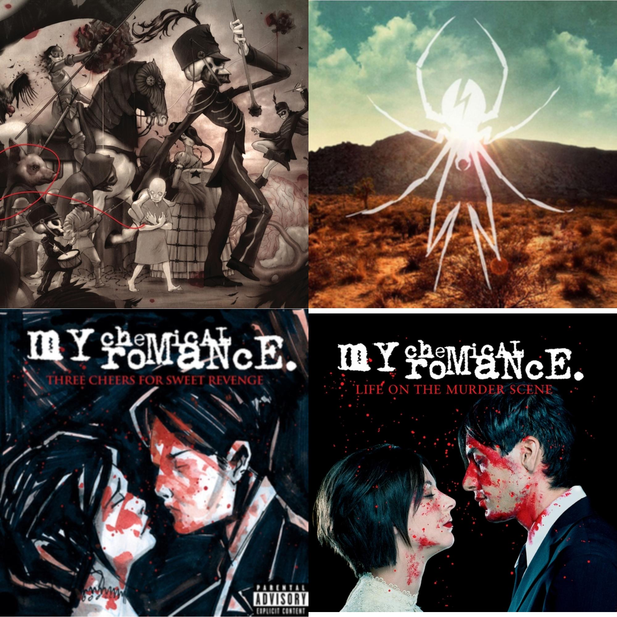 My Chemical Romance - Black Parade (X) (Picture Disc) & Danger Days: True Lives Of The Fabulous Killjoys & Three Cheers For Sweet Revenge & Life On The Murder Scene - LP Vinyl Bundle