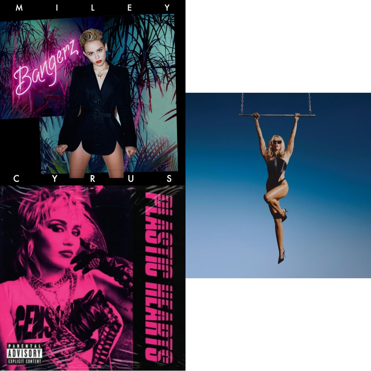 Miley Cyrus - Bangerz (10Th Anniversary) (Deluxe Version/2LP) & Plastic Hearts (X) (2LP) & Endless Summer Vacation