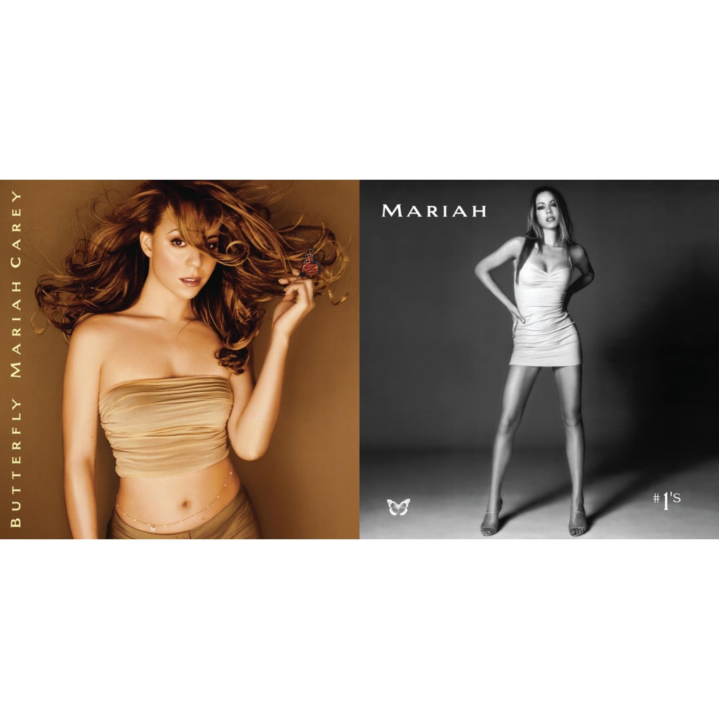 Mariah Carey - Butterfly & #1’S (2LP/Metallic Silver & Black Swirl Vinyl)