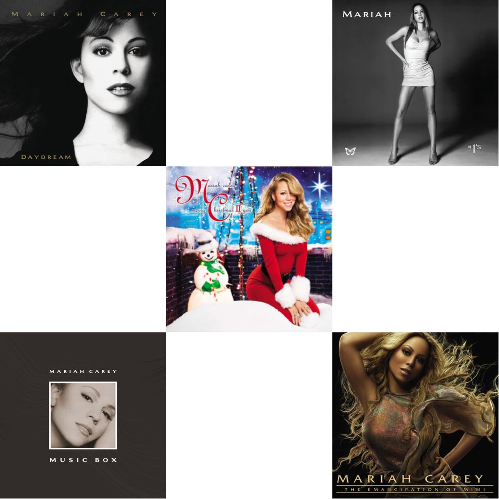 Mariah Carey - Daydream & Music Box: 30Th Anniversary Expanded Edition (4LP) & Merry Christmas Ii You & #1’S (2LP/Metallic Silver & Black Swirl Vinyl) & Emancipation Of Mimi (2LP)