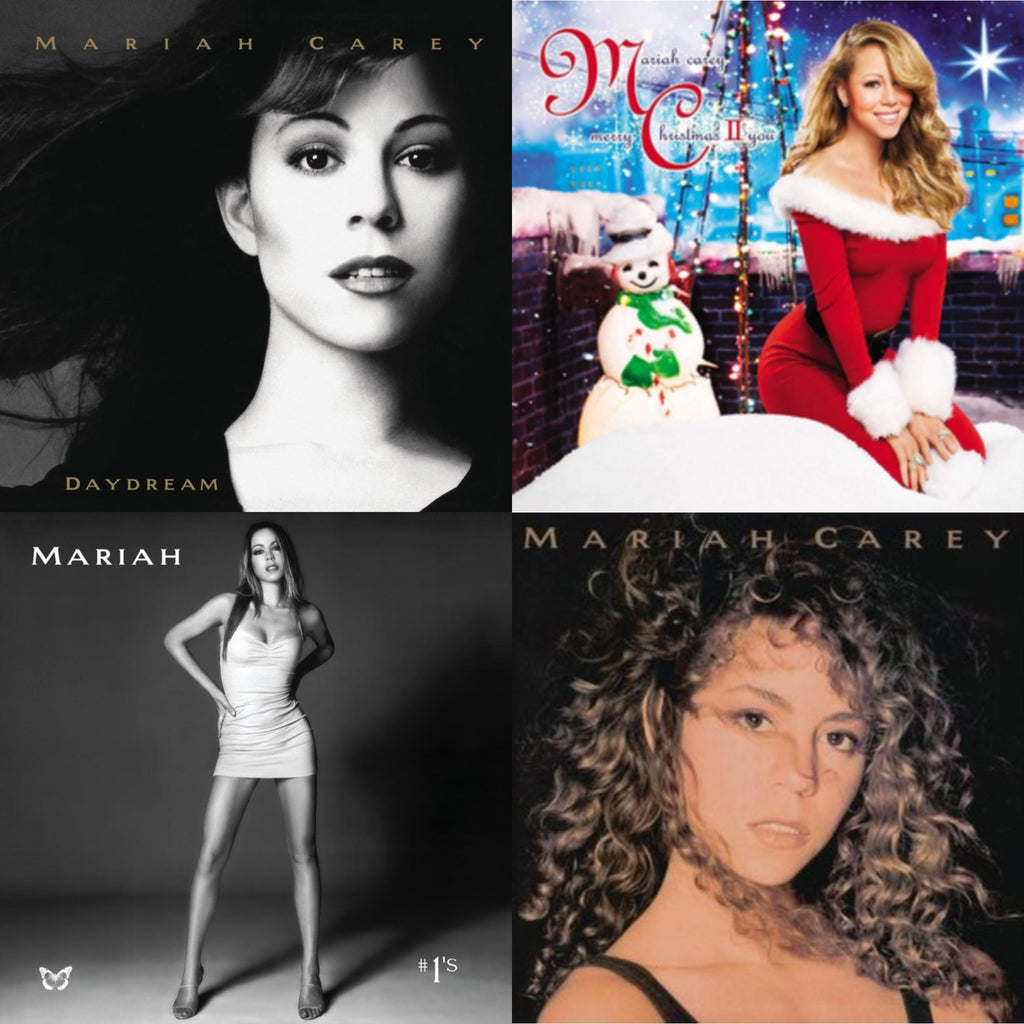 Mariah Carey - Mariah Carey & Daydream & #1’S (2LP/Metallic Silver & Black Swirl Vinyl) & Merry Christmas Ii You