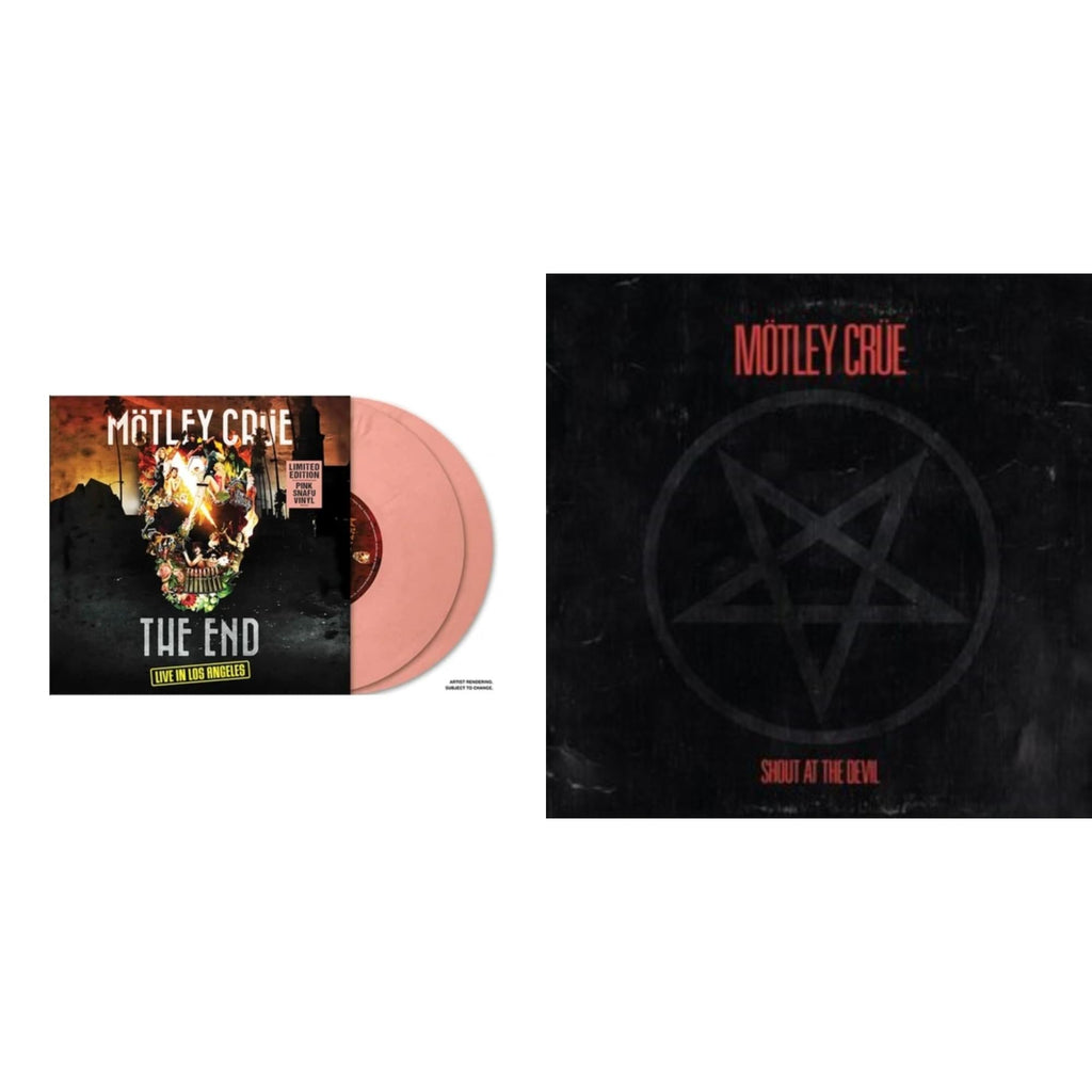 Motley Crue - End - Live In Los Angeles (Pink Snafu Colored Vinyl/2LP) & Shout At The Devil
