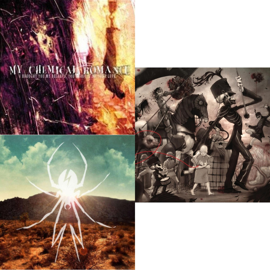 My Chemical Romance - Black Parade (X) (Picture Disc) & I Brought You My Bullets You Brought Me Your Love & Danger Days: True Lives Of The Fabulous Killjoys - LP Vinyl Bundle