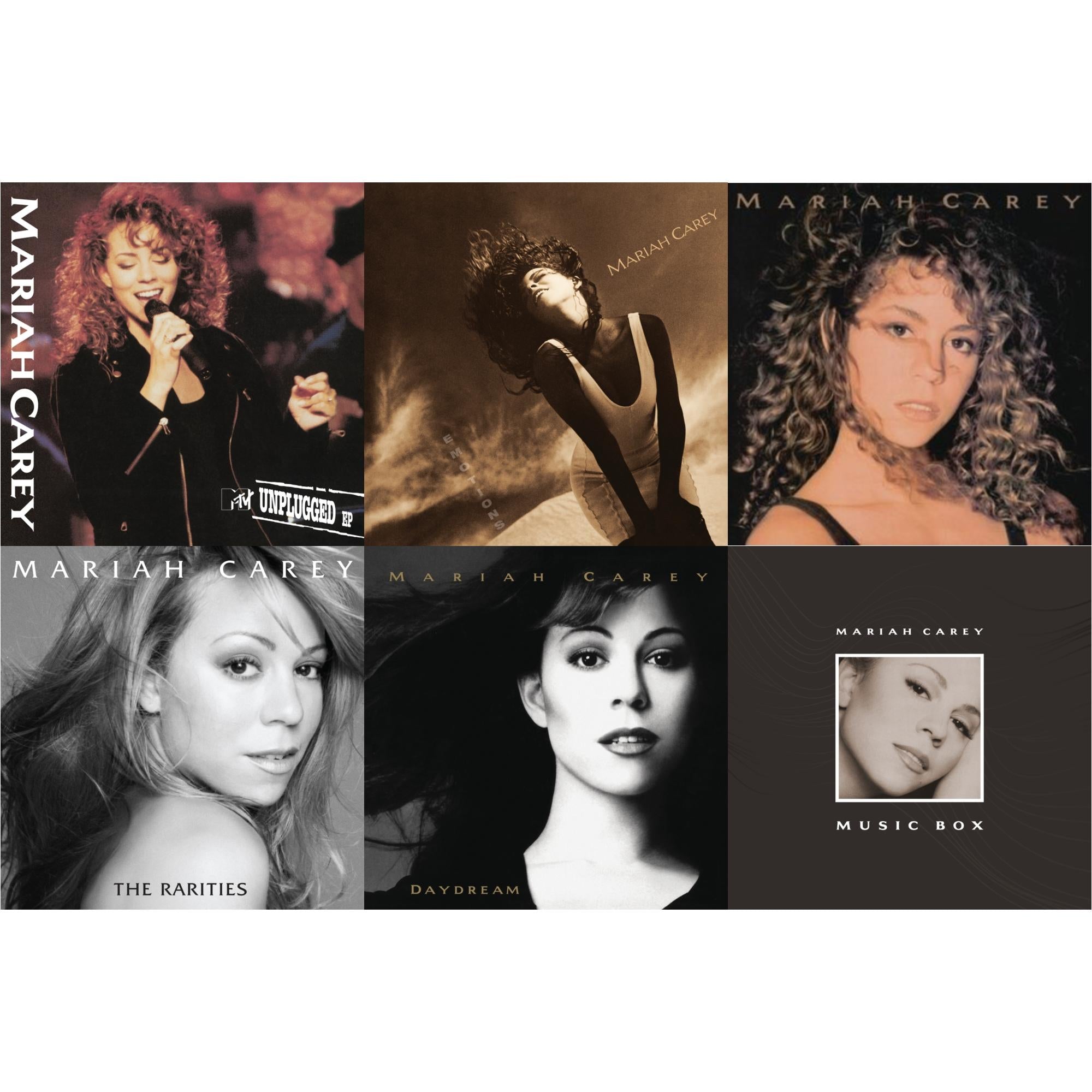 Mariah Carey - Mtv Unplugged & Emotions & Mariah Carey & Rarities (4LP) & Daydream & Music Box: 30Th Anniversary Expanded Edition (4LP)