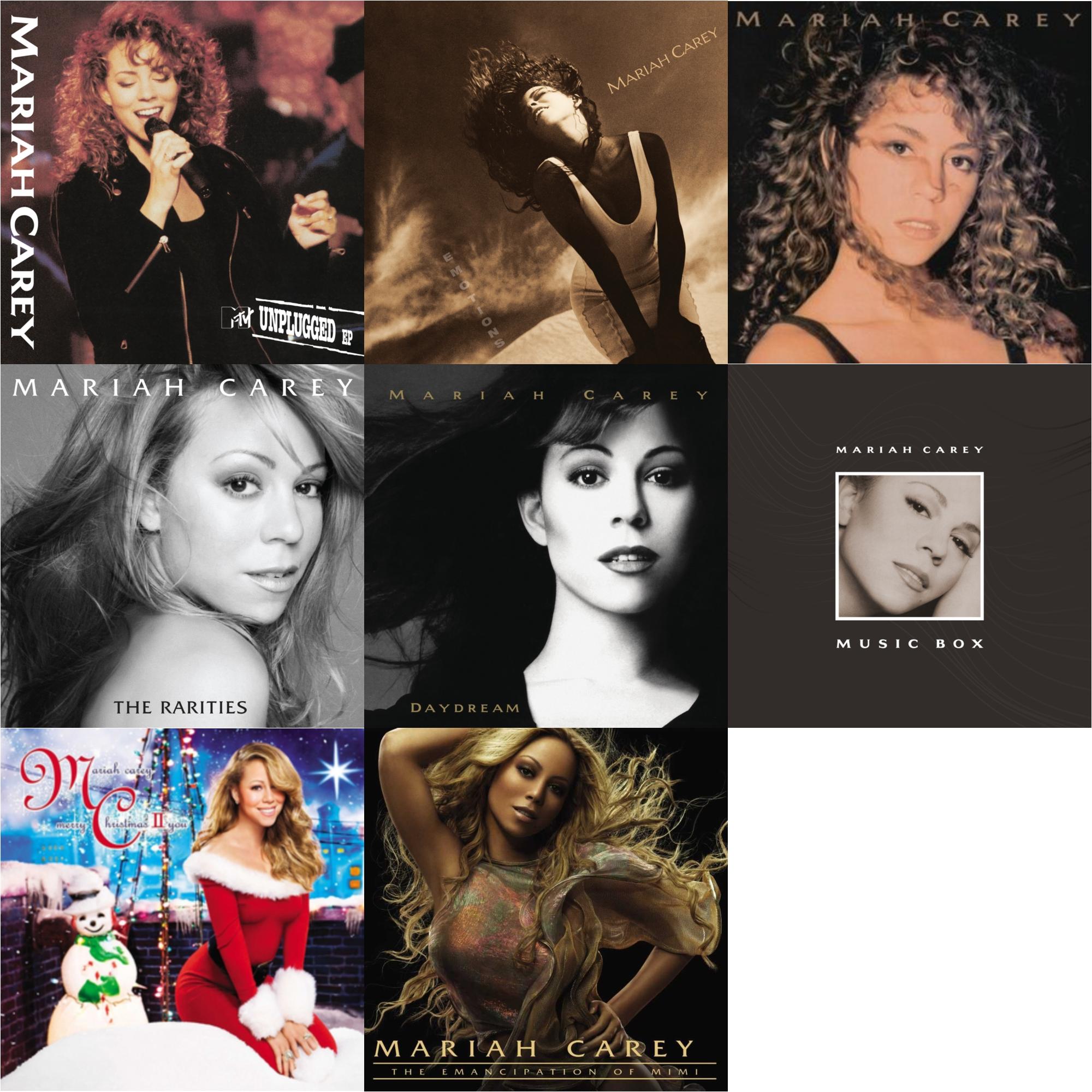 Mariah Carey - Mtv Unplugged & Emotions & Mariah Carey & Rarities (4LP) & Daydream & Music Box: 30Th Anniversary Expanded Edition (4LP) & Merry Christmas Ii You & Emancipation Of Mimi (2LP)