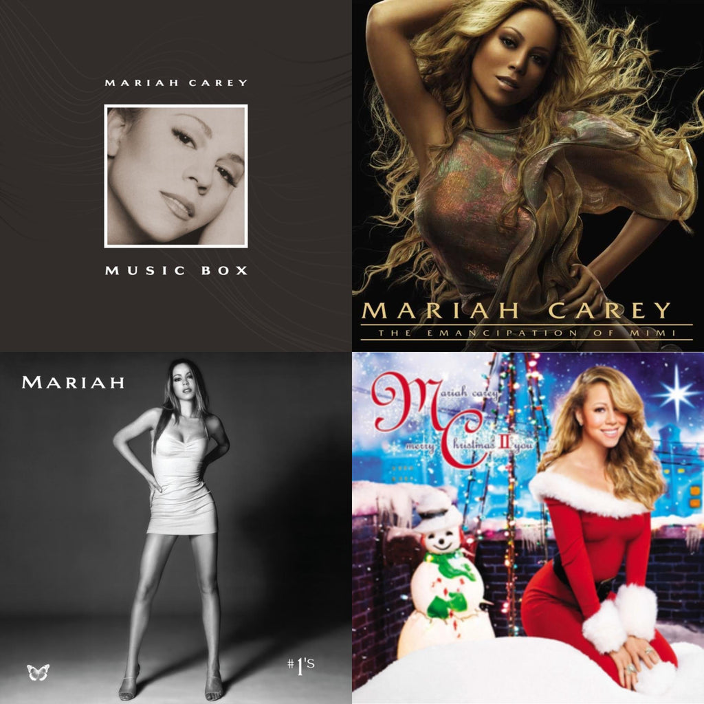 Mariah Carey - Music Box: 30Th Anniversary Expanded Edition (4LP) & Emancipation Of Mimi (2LP) & #1’S (2LP/Metallic Silver & Black Swirl Vinyl) & Merry Christmas Ii You