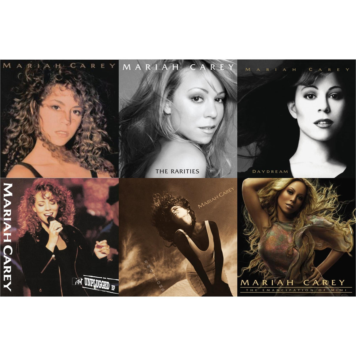 Mariah Carey & Emotions & Mtv Unplugged & Daydream & Rarities (4LP) & Emancipation Of Mimi (2LP)