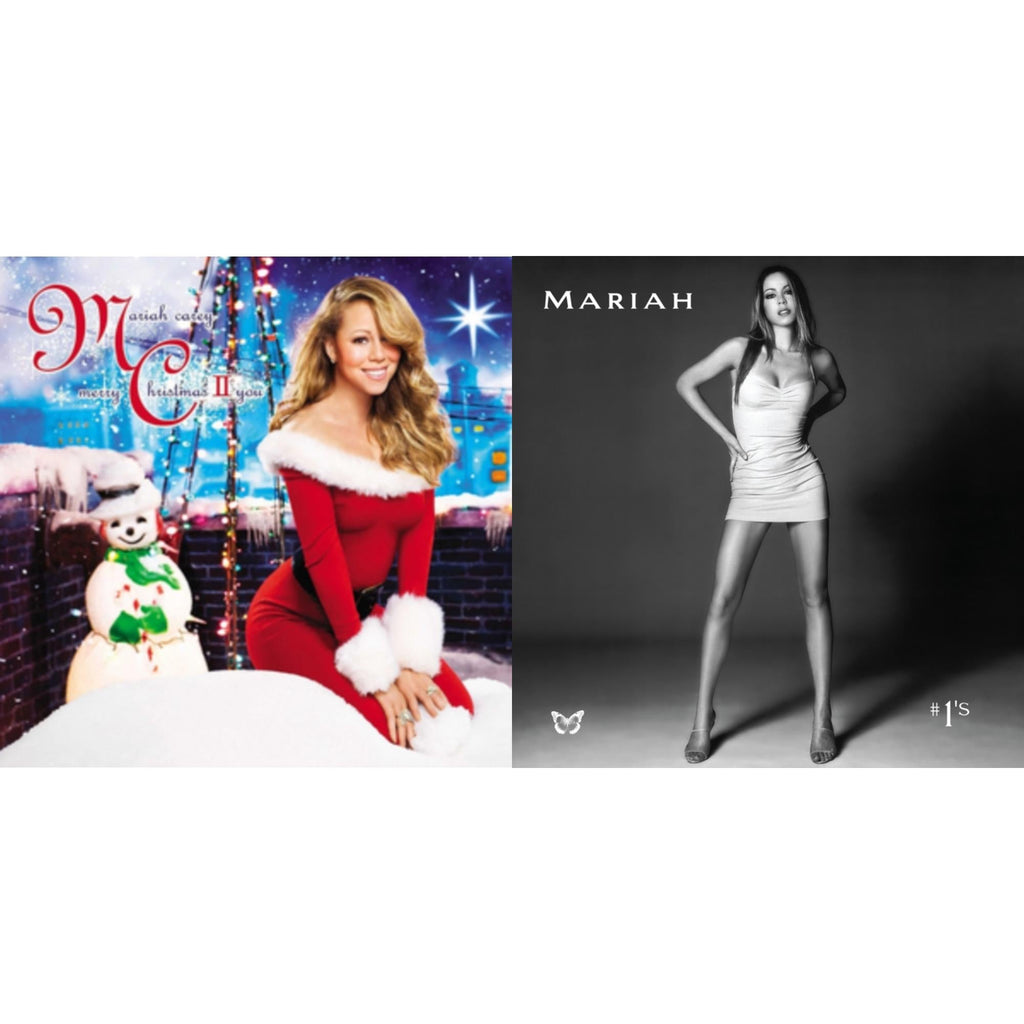 Mariah Carey - #1’S (2LP/Metallic Silver & Black Swirl Vinyl) & Merry Christmas Ii You