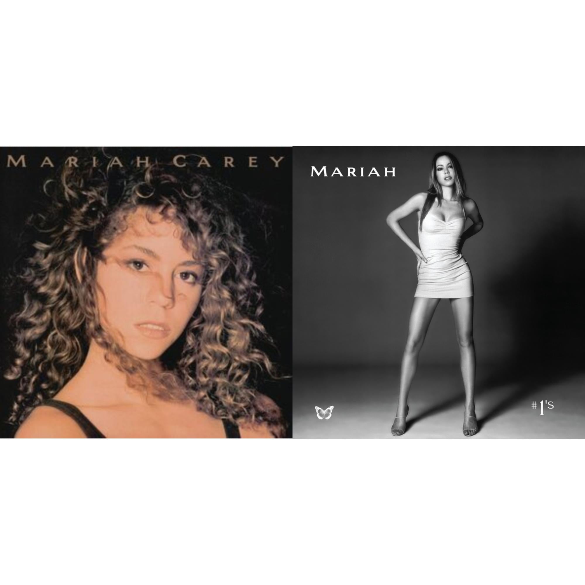 Mariah Carey - Mariah Carey & #1’S (2LP/Metallic Silver & Black Swirl Vinyl)