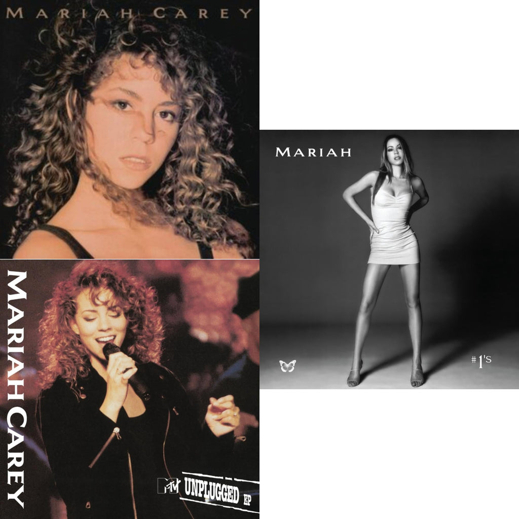 Mariah Carey - Mariah Carey & Mtv Unplugged & #1’S (2LP/Metallic Silver & Black Swirl Vinyl)