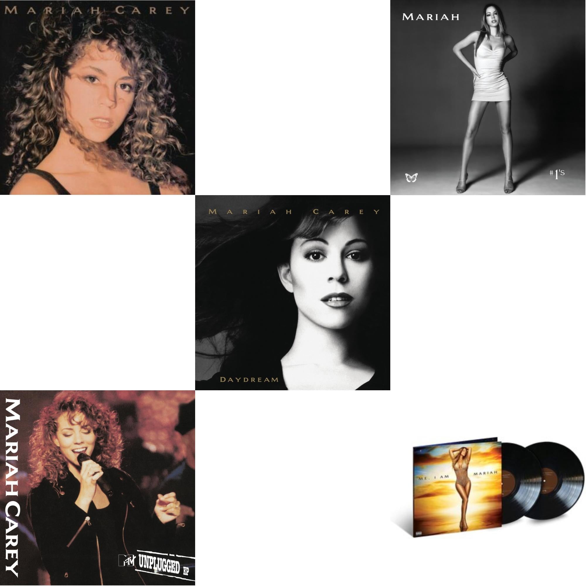 Mariah Carey - Mariah Carey & Mtv Unplugged & Daydream & #1’S (2LP/Metallic Silver & Black Swirl Vinyl) & Me. I Am Mariah...The Elusive Chanteuse (2LP)