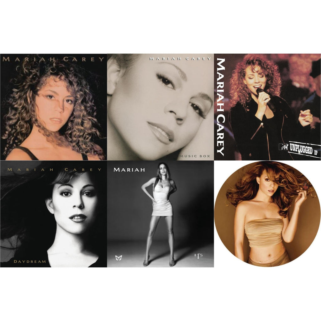 Mariah Carey - Mariah Carey & Music Box & Mtv Unplugged & Daydream & #1’S (2LP/Metallic Silver & Black Swirl Vinyl) & Butterfly (Picture Disc)