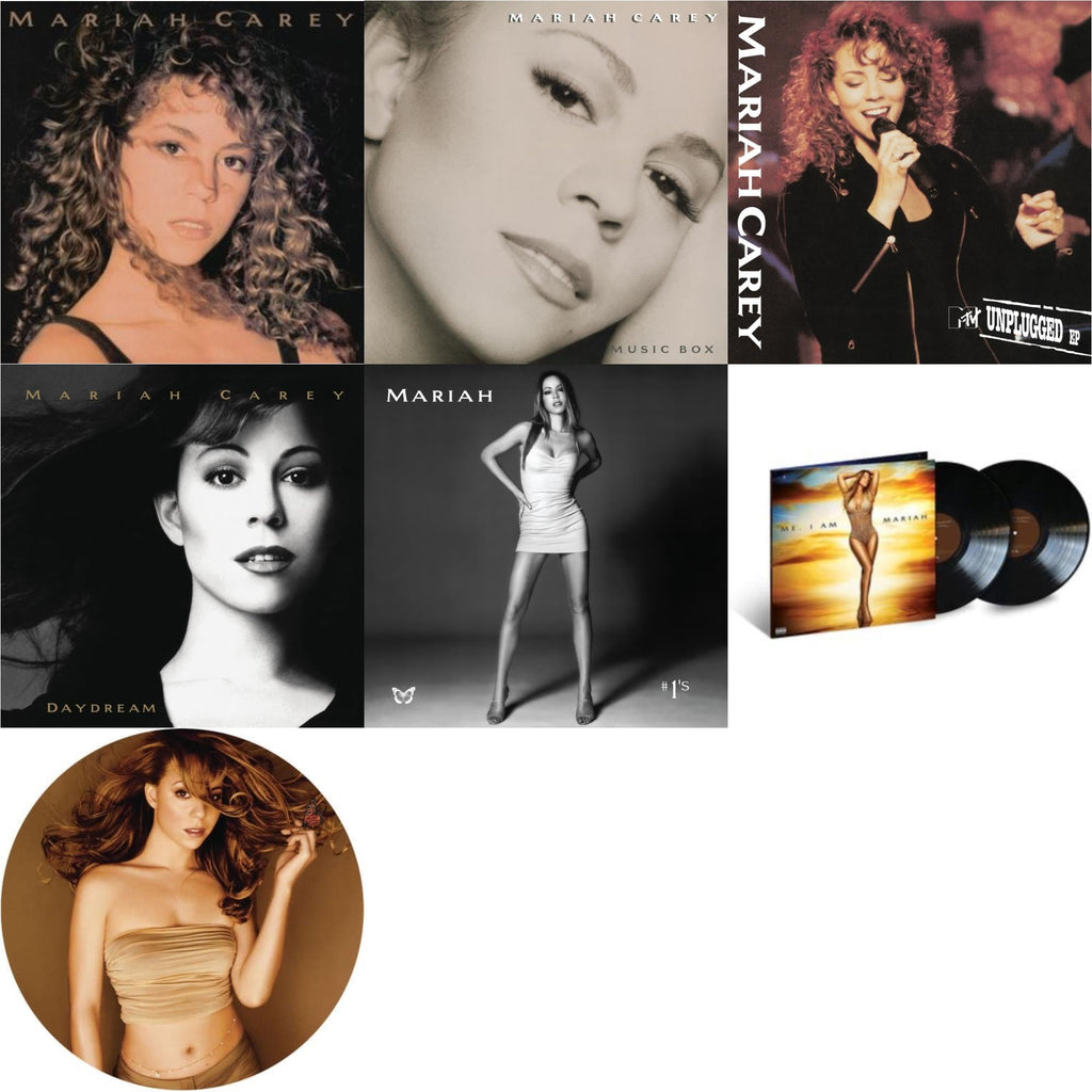 Mariah Carey - Mariah Carey & Music Box & Mtv Unplugged & Daydream & #1’S (2LP/Metallic Silver & Black Swirl Vinyl) & Me. I Am Mariah...The Elusive Chanteuse (2LP) & Butterfly (Picture Disc)