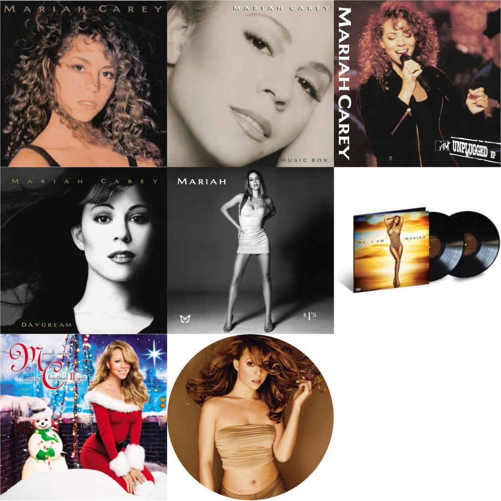 Mariah Carey - Mariah Carey & Music Box & Mtv Unplugged & Daydream & #1’S (2LP/Metallic Silver & Black Swirl Vinyl) & Me. I Am Mariah...The Elusive Chanteuse (2LP) & Merry Christmas Ii You & Butterfly (Picture Disc)