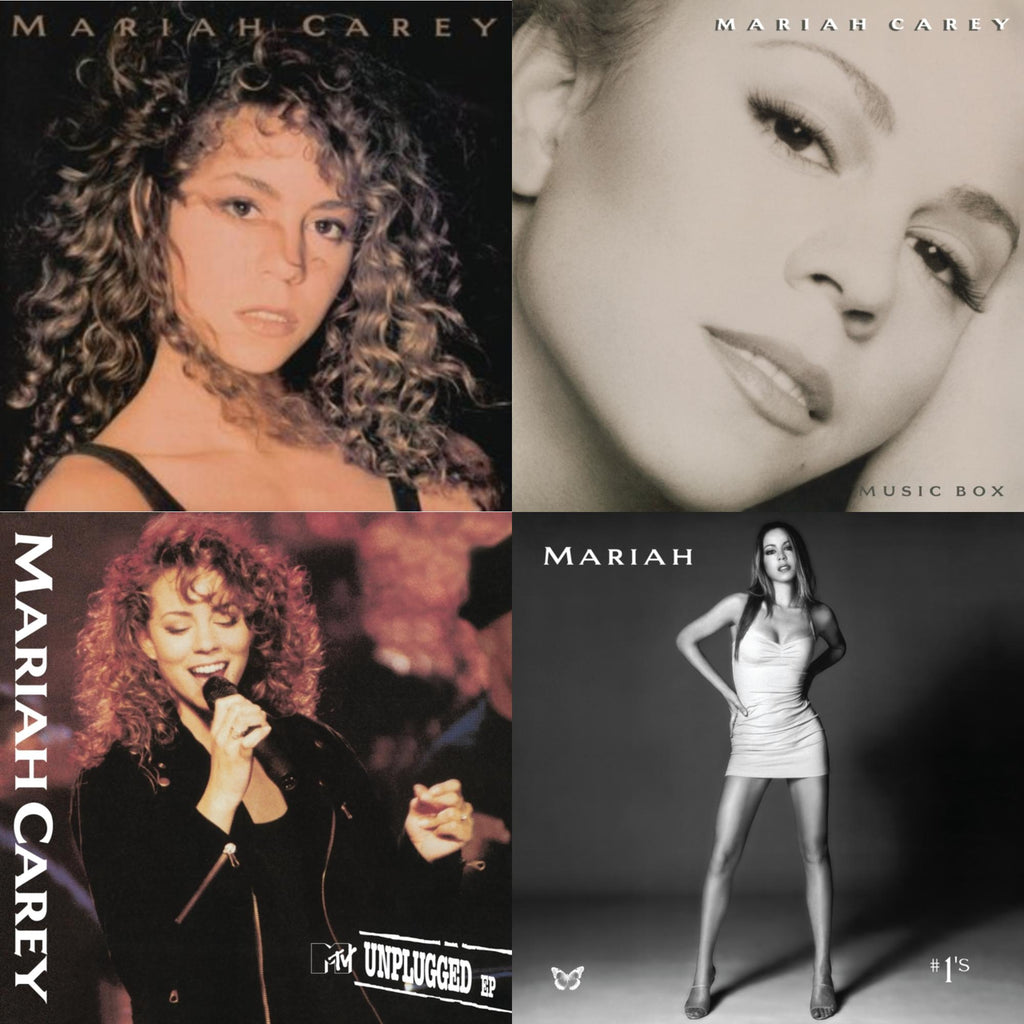 Mariah Carey - Mariah Carey & Music Box & Mtv Unplugged & #1’S (2LP/Metallic Silver & Black Swirl Vinyl)