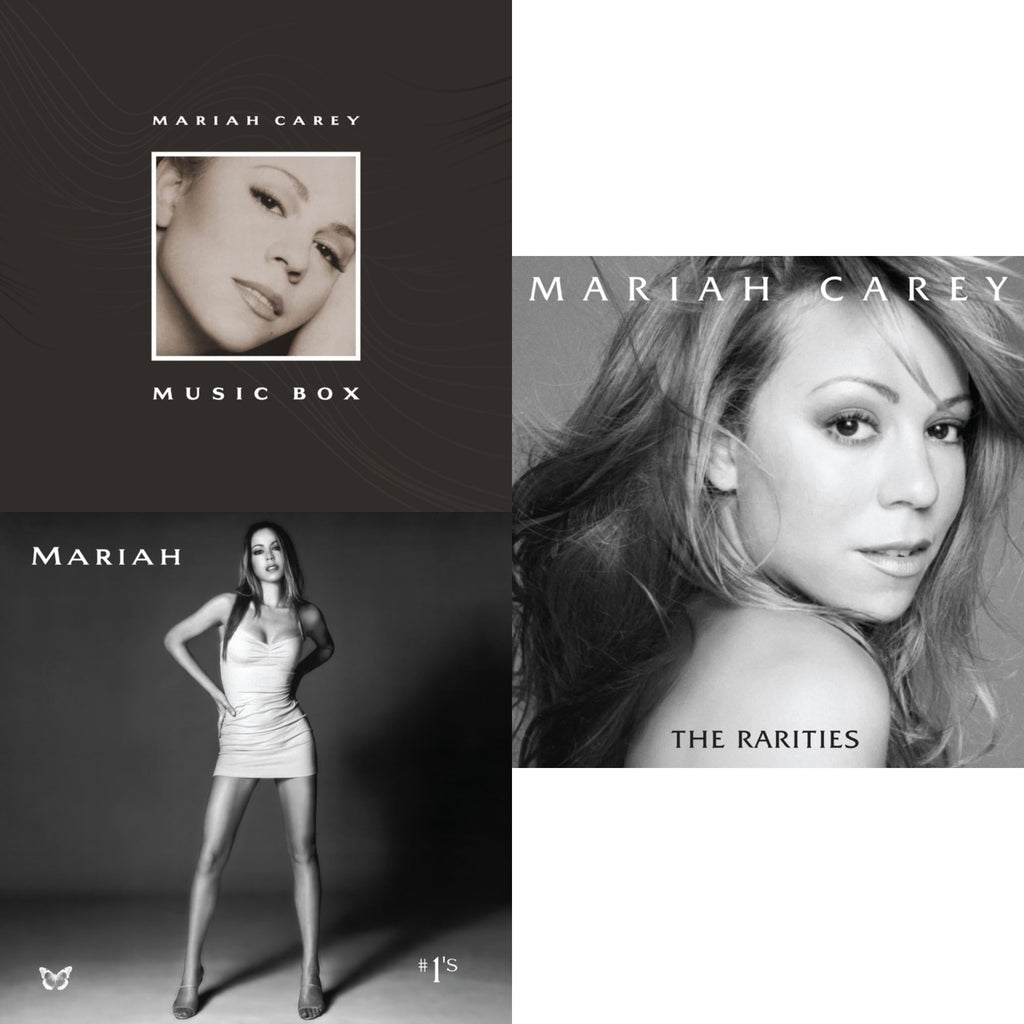 Mariah Carey - Rarities (4LP) & Music Box: 30Th Anniversary Expanded Edition (4LP) & #1’S (2LP/Metallic Silver & Black Swirl Vinyl)
