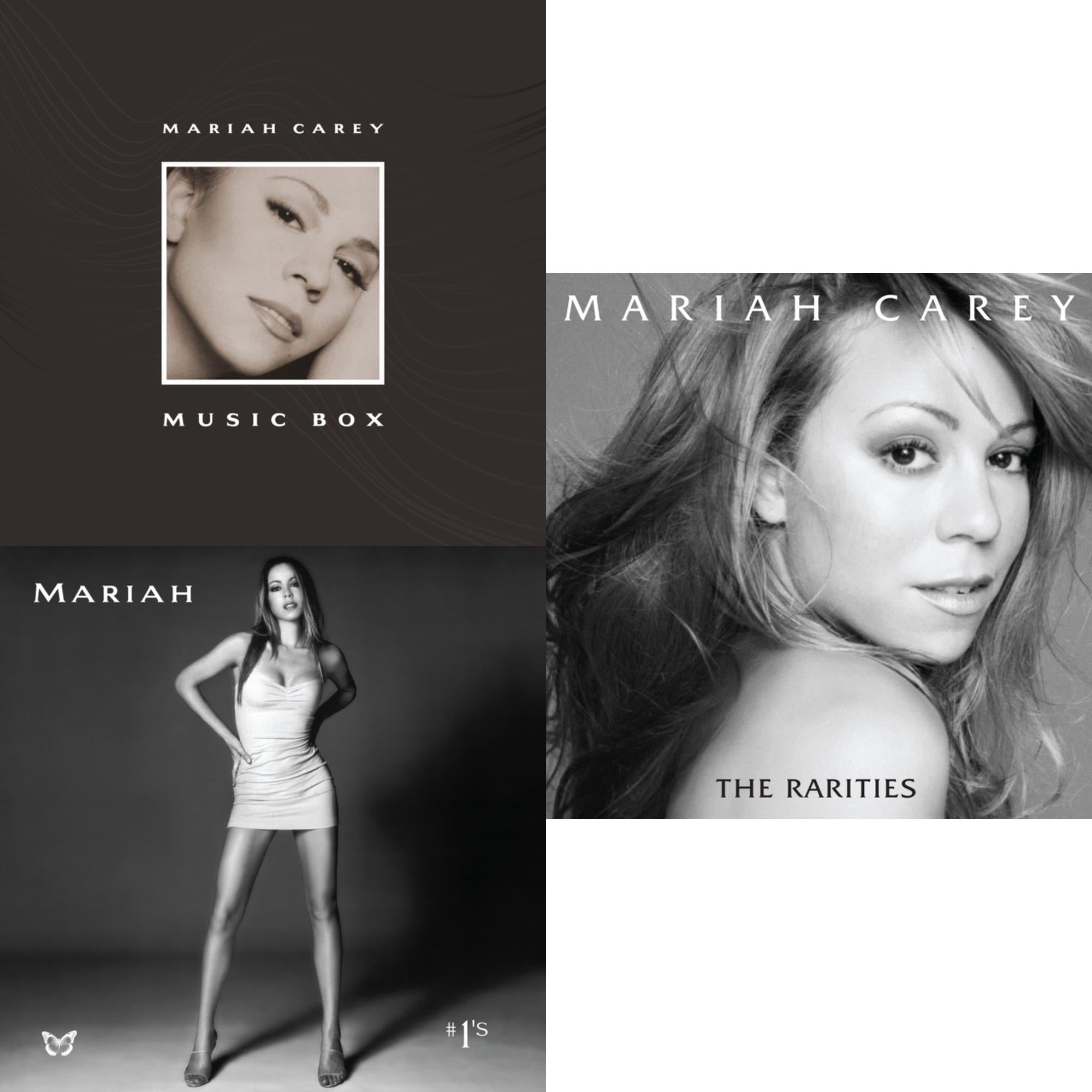 Mariah Carey - Rarities (4LP) & Music Box: 30Th Anniversary Expanded Edition (4LP) & #1’S (2LP/Metallic Silver & Black Swirl Vinyl)