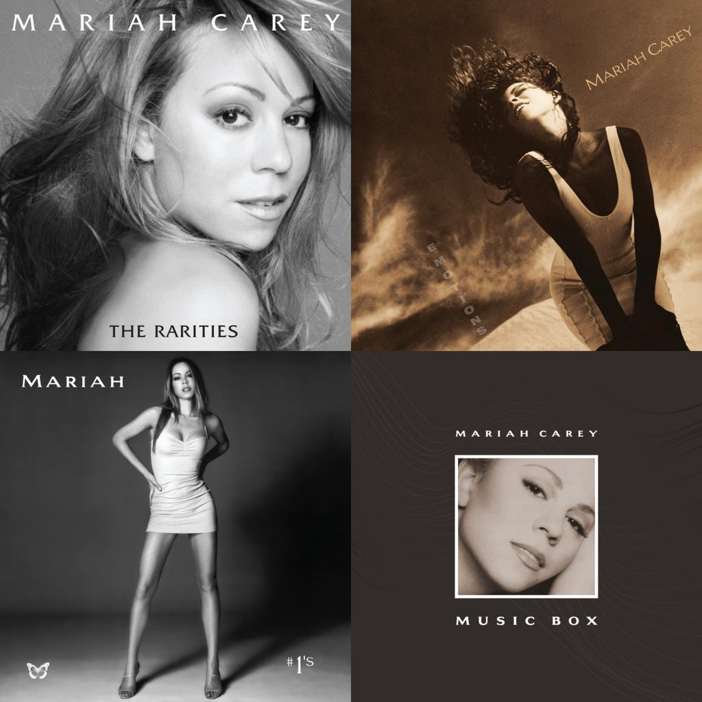 Mariah Carey - Emotions & Rarities (4LP) & Music Box: 30Th Anniversary Expanded Edition (4LP) & #1’S (2LP/Metallic Silver & Black Swirl Vinyl)