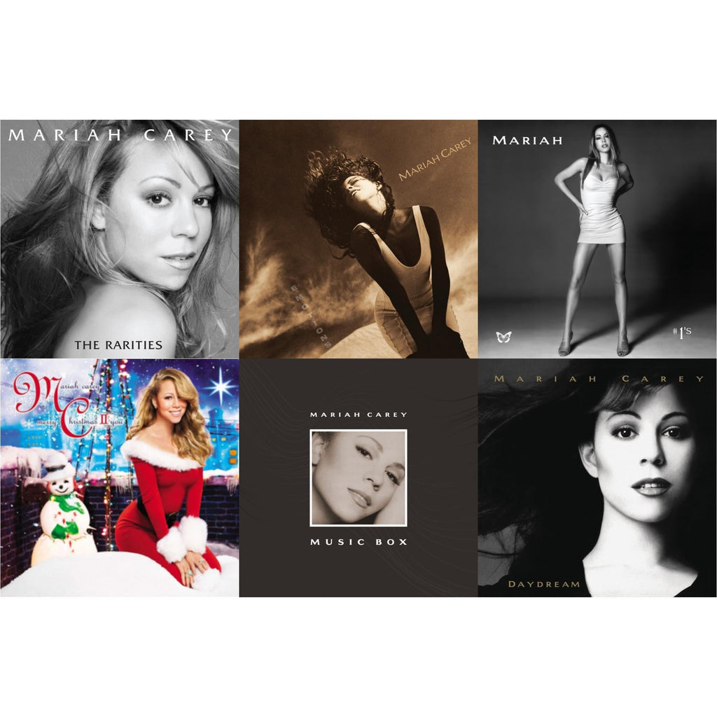 Mariah Carey - Emotions & Daydream & Rarities (4LP) & Music Box: 30Th Anniversary Expanded Edition (4LP) & #1’S (2LP/Metallic Silver & Black Swirl Vinyl) & Merry Christmas Ii You