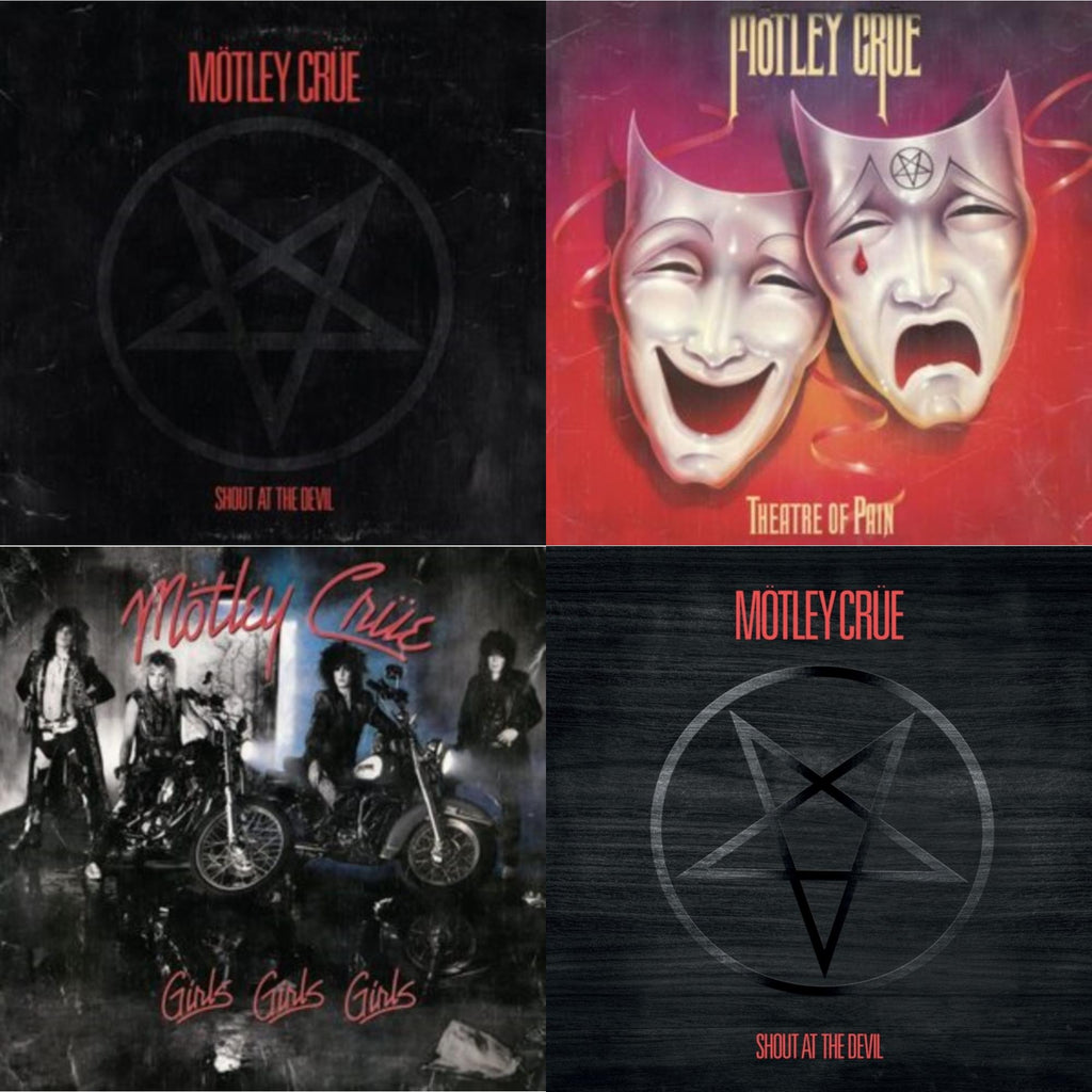 Motley Crue - Girls, Girls, Girls (X) (2021 Remaster) & Shout At The Devil & Theatre Of Pain & Shout At The Devil (40Th Annivesry Box Set/Color LP Vinyl & Colored 7Inch)