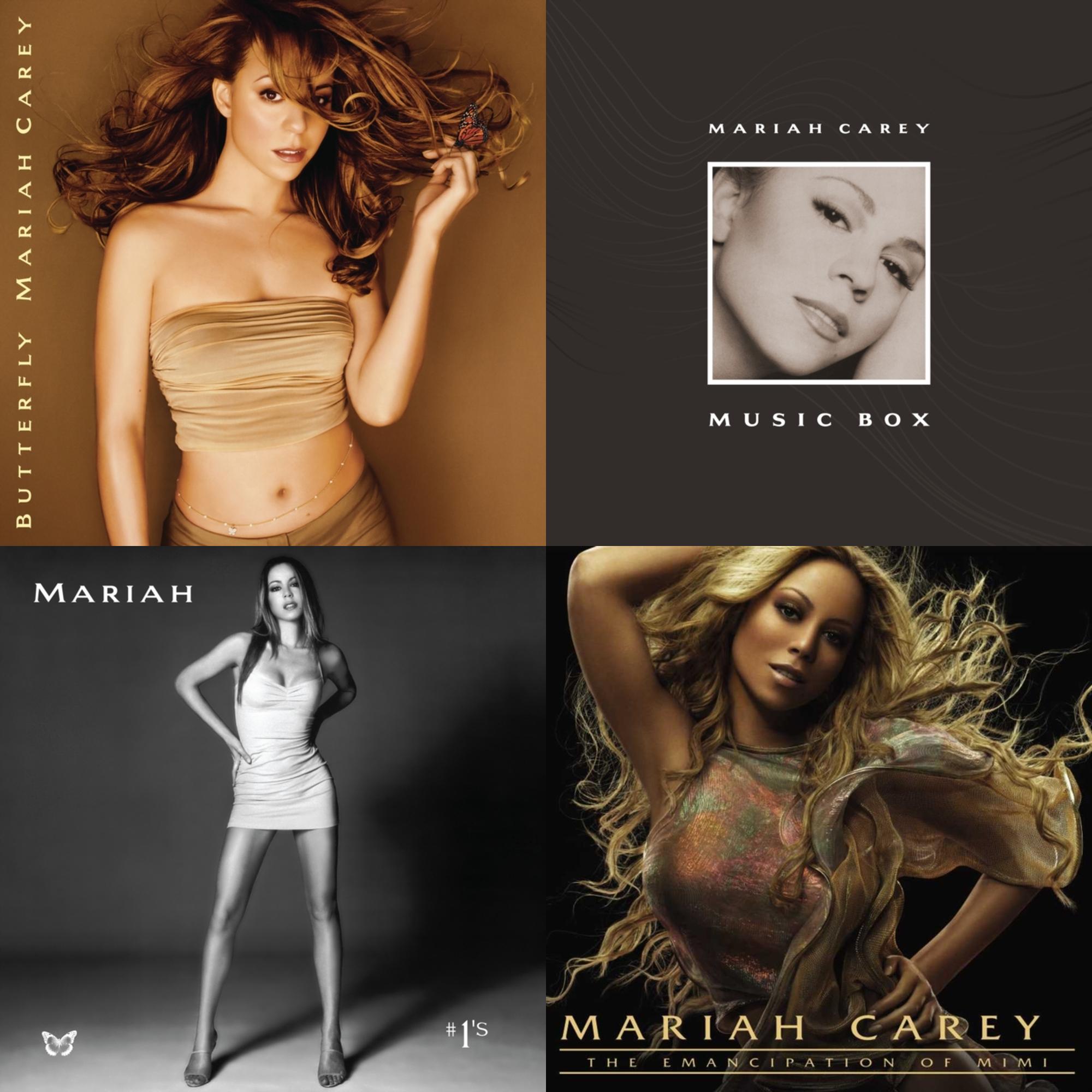 Mariah Carey - Butterfly & Music Box: 30Th Anniversary Expanded Edition (4LP) & #1’S (2LP/Metallic Silver & Black Swirl Vinyl) & Emancipation Of Mimi (2LP)