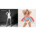 Mariah Carey - Rainbow & #1’S (2LP/Metallic Silver & Black Swirl Vinyl)