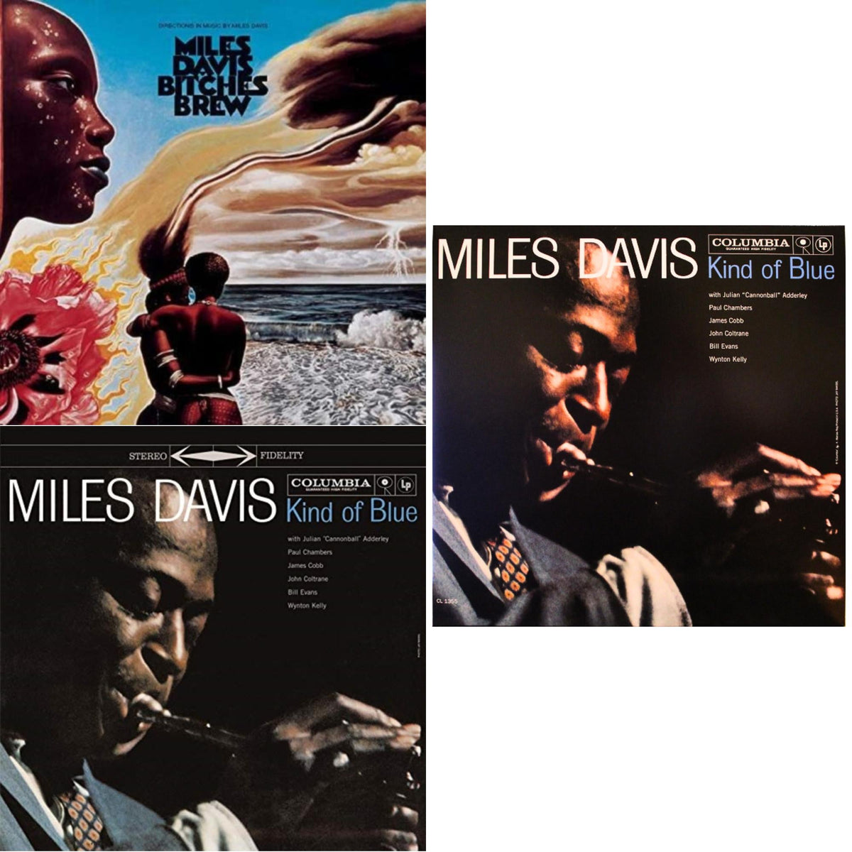 Kind Of Blue (180G) & Bitches Brew & Kind Of Blue (Mono)