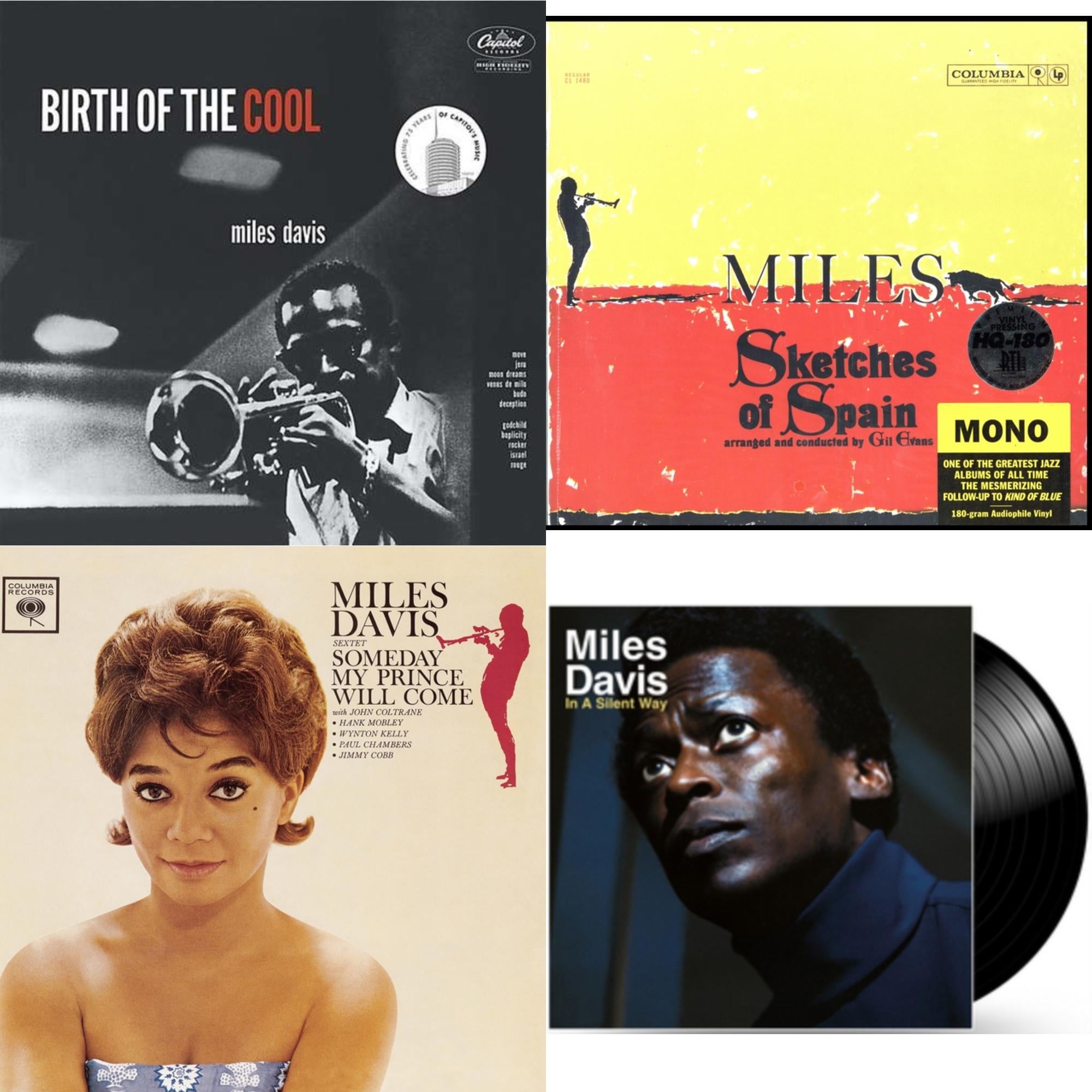 Birth Of The Cool & Sketches Of Spain (Mono) & Someday My Prince Will Come (180G) & In A Silent Way